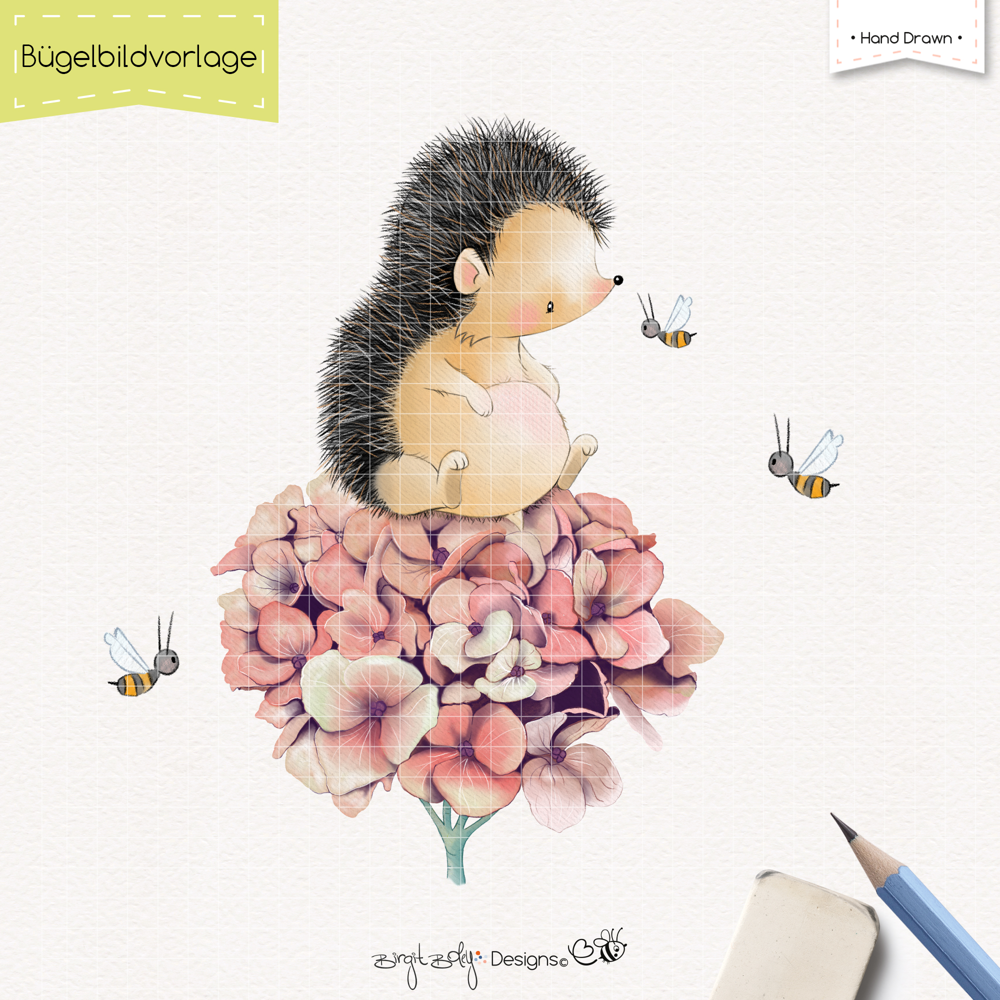 Bügelbildvorlage Ivy [Digital]