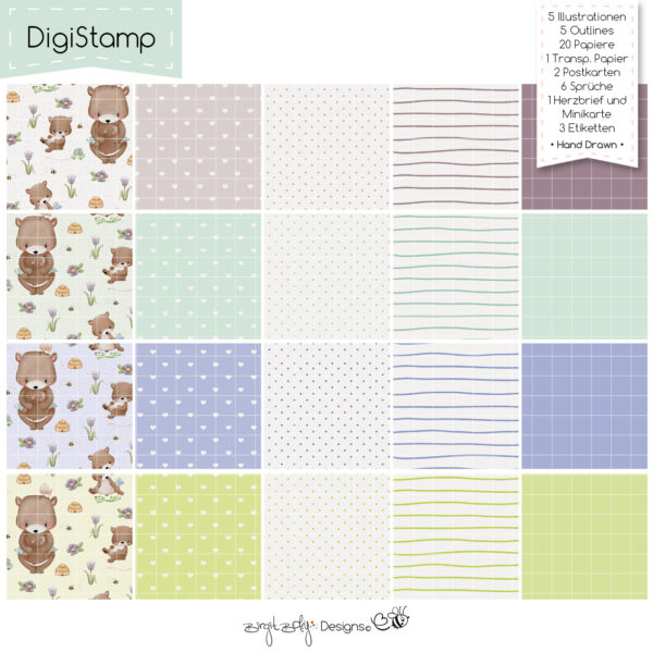 Digistamps Bärchen Mama [Digital] – Bild 3