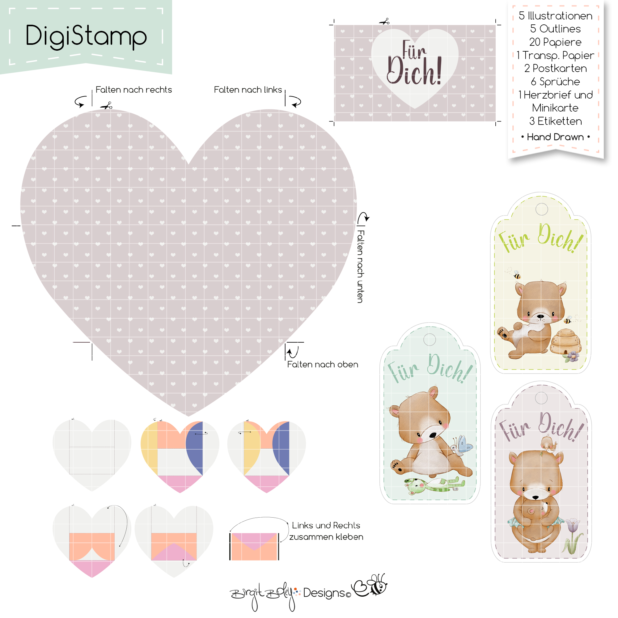 Digistamps Bärchen Mama [Digital] – Bild 5