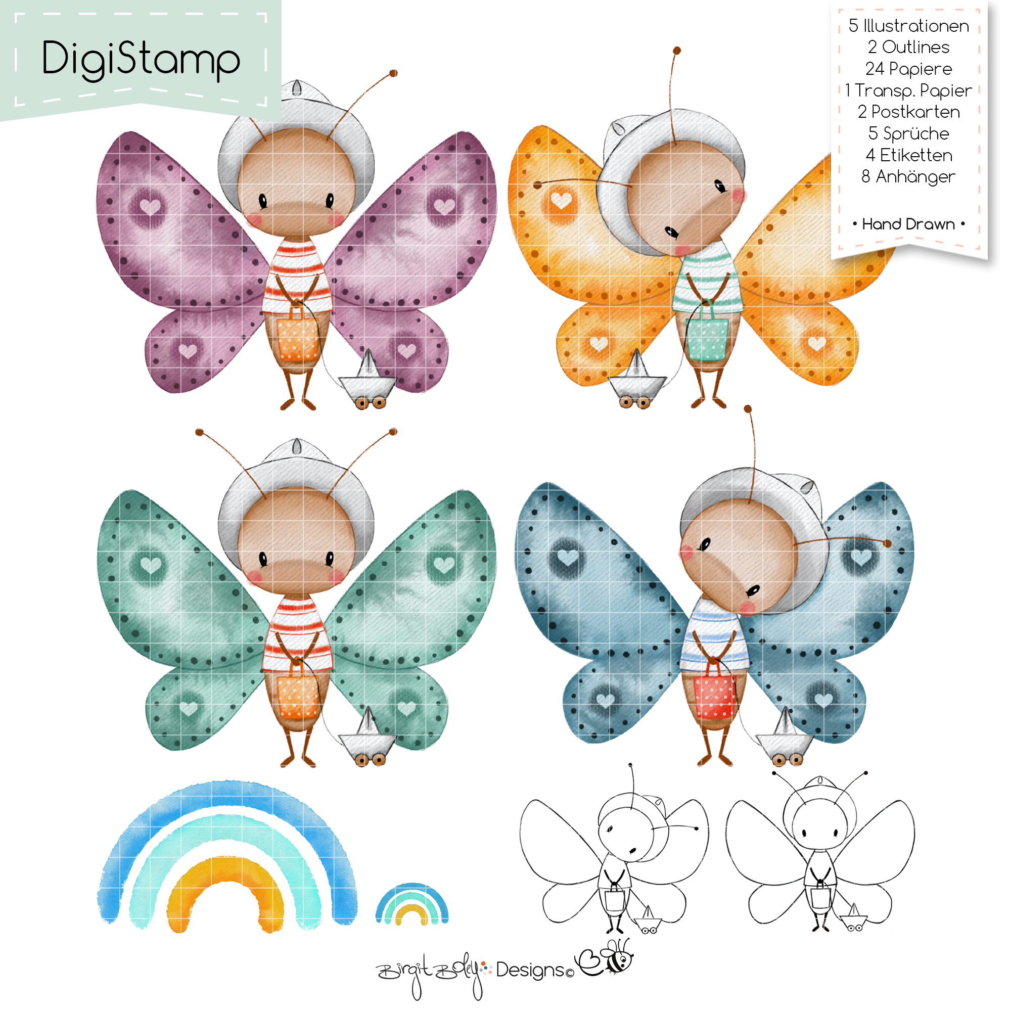 Digistamps Lilli In The Summertime [Digital]