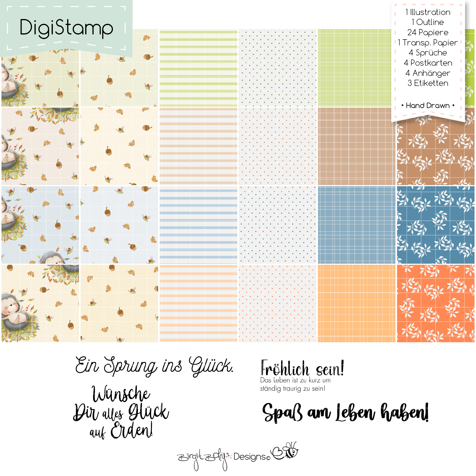 Digistamps Pile Of Leaves [Digital] – Bild 3