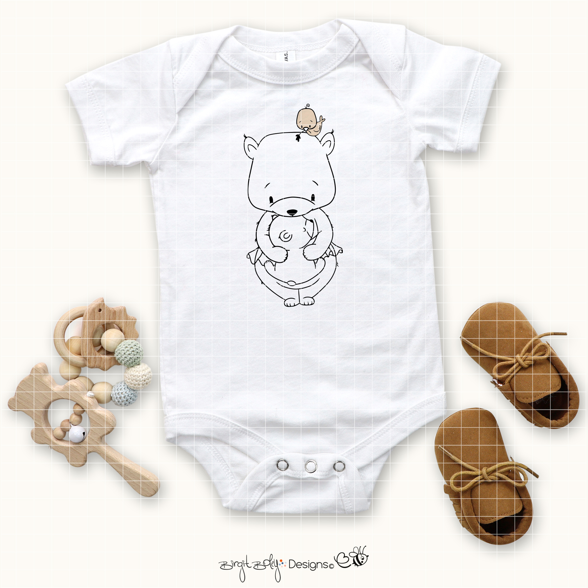 PlottLaser Bärchen Mama [Digital] – Bild 2