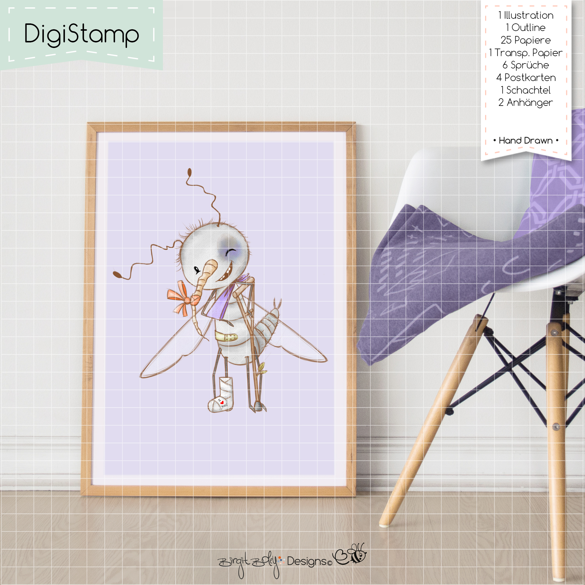 Digistamps Billie The Mosquito [Digital] – Bild 4