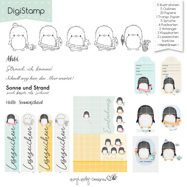 Digistamps Pingy The Penguin [Digital] – Bild 3