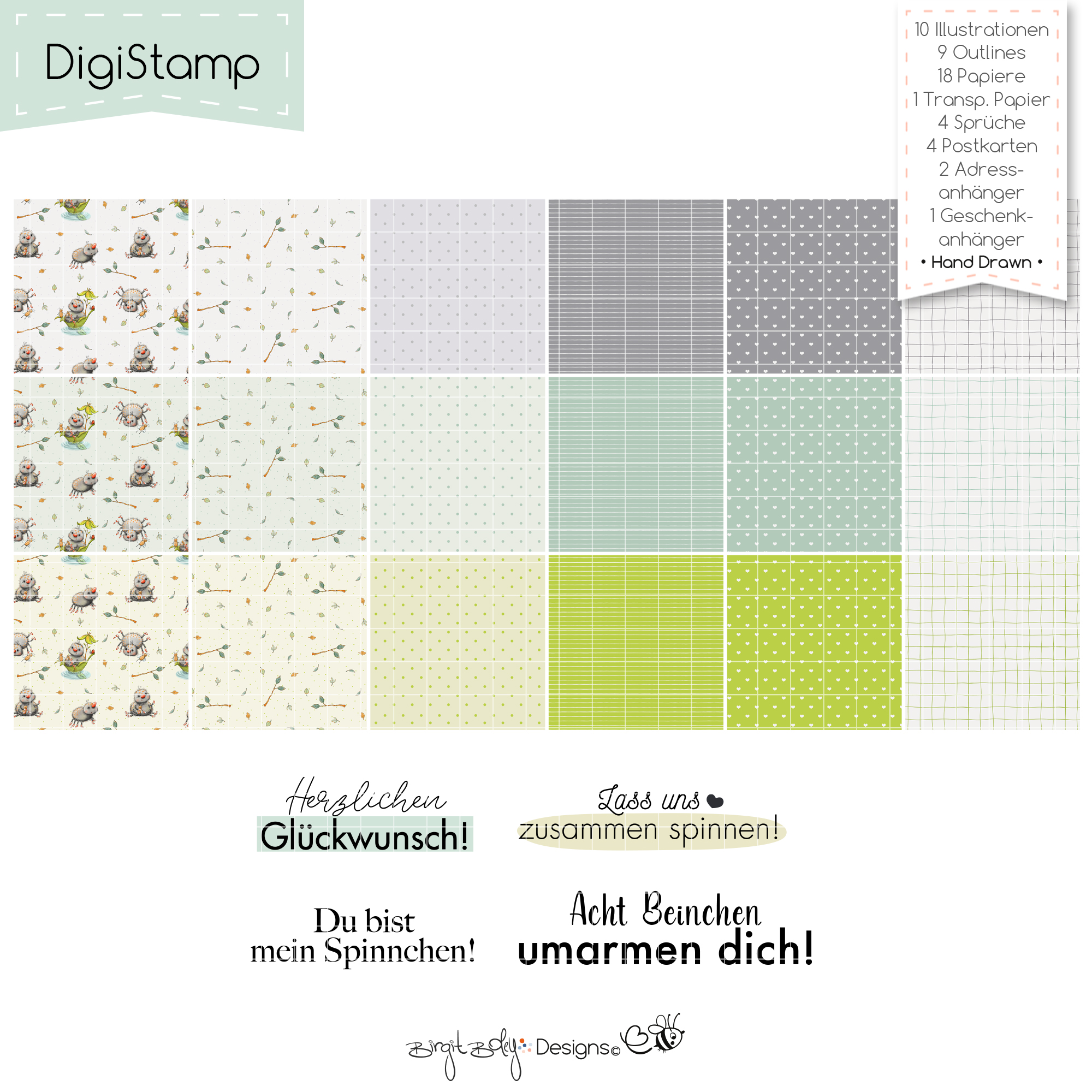 Digistamp Spider Frida [Digital] – Bild 4