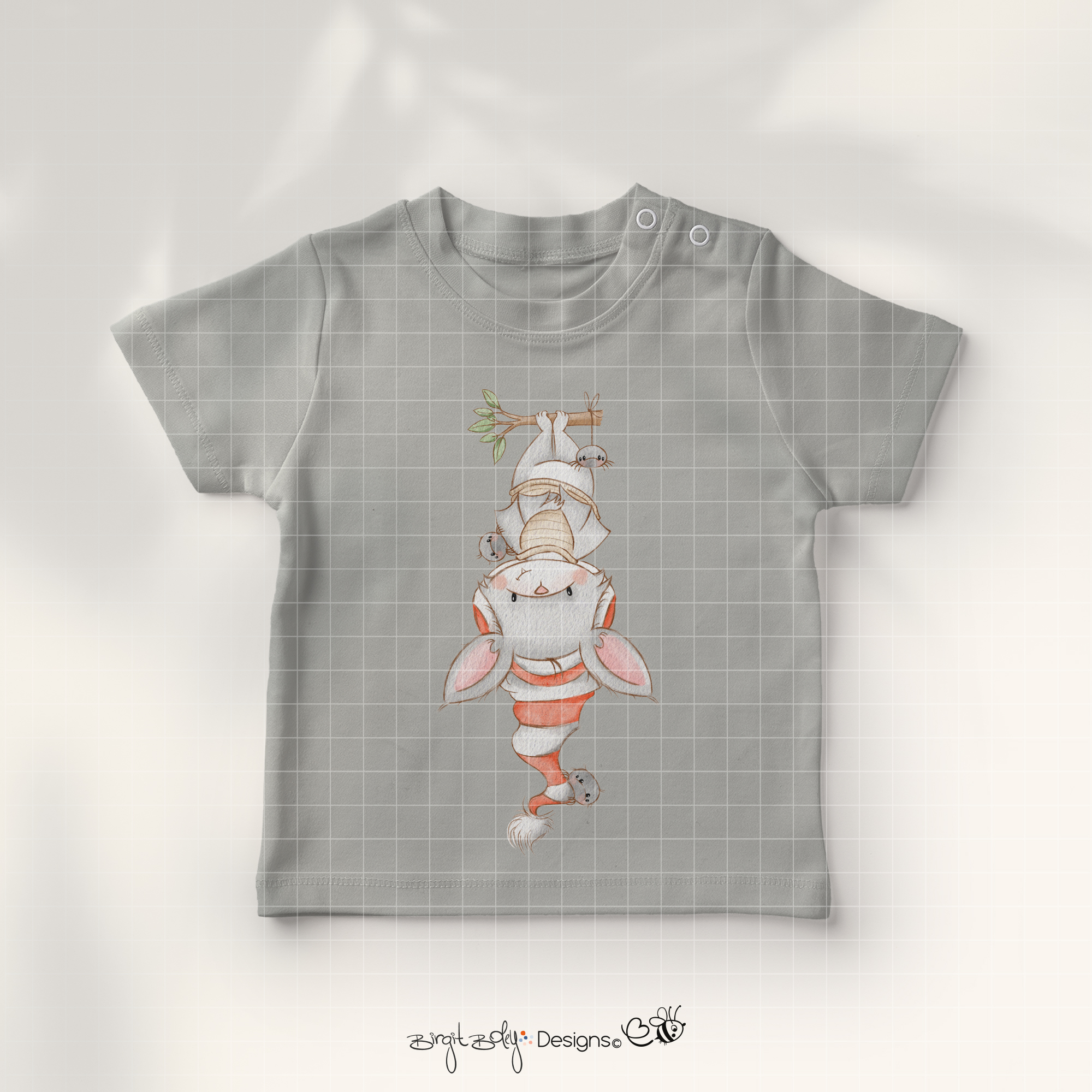 Bügelbildvorlage Bob The Bat 3 [Digital] – Bild 2