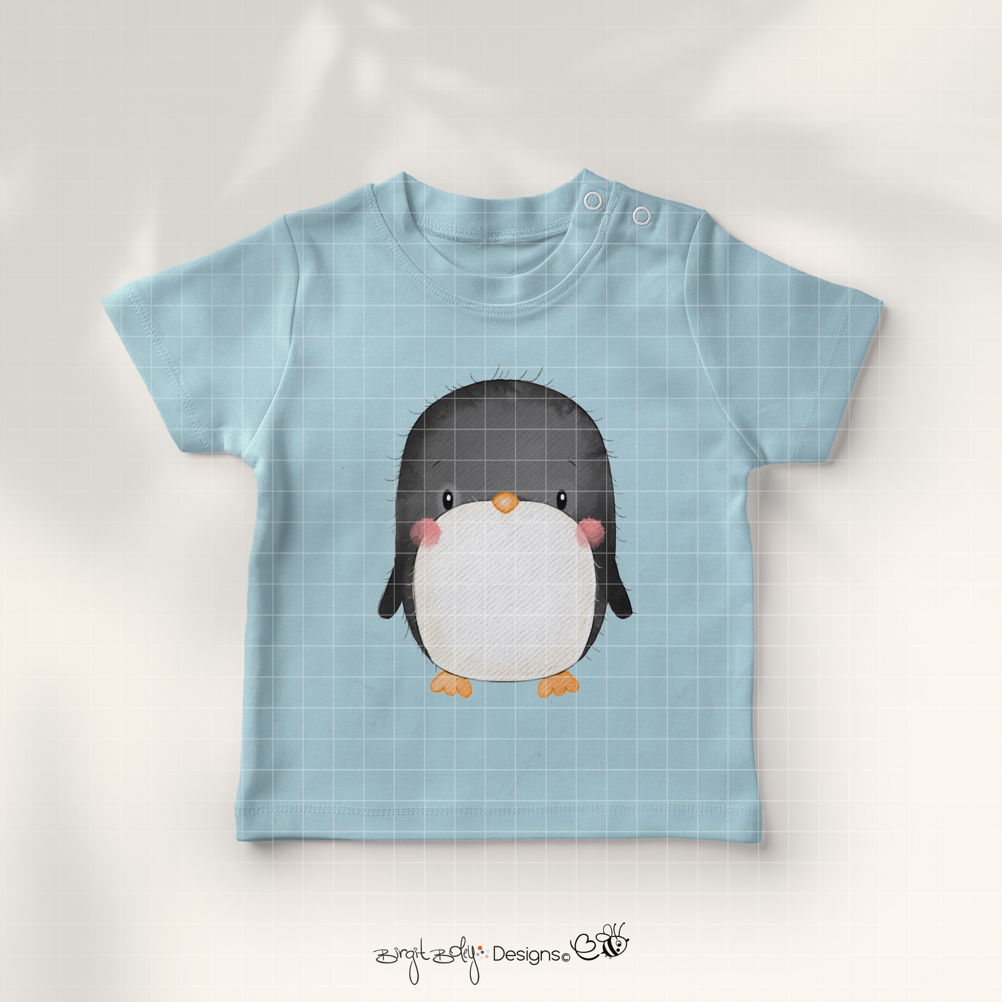 Bügelbildvorlage Pingy The Penguin [Digital] – Bild 2