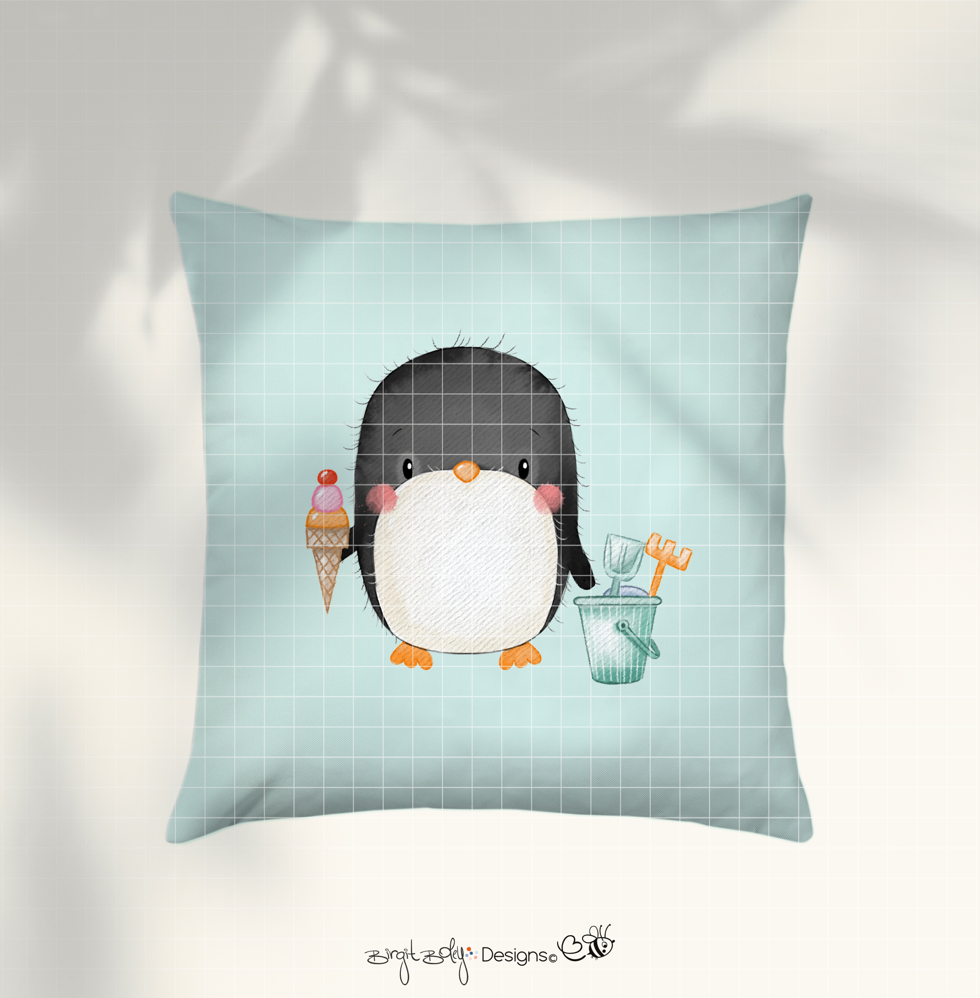 Bügelbildvorlage Pingy The Penguin [Digital] – Bild 3