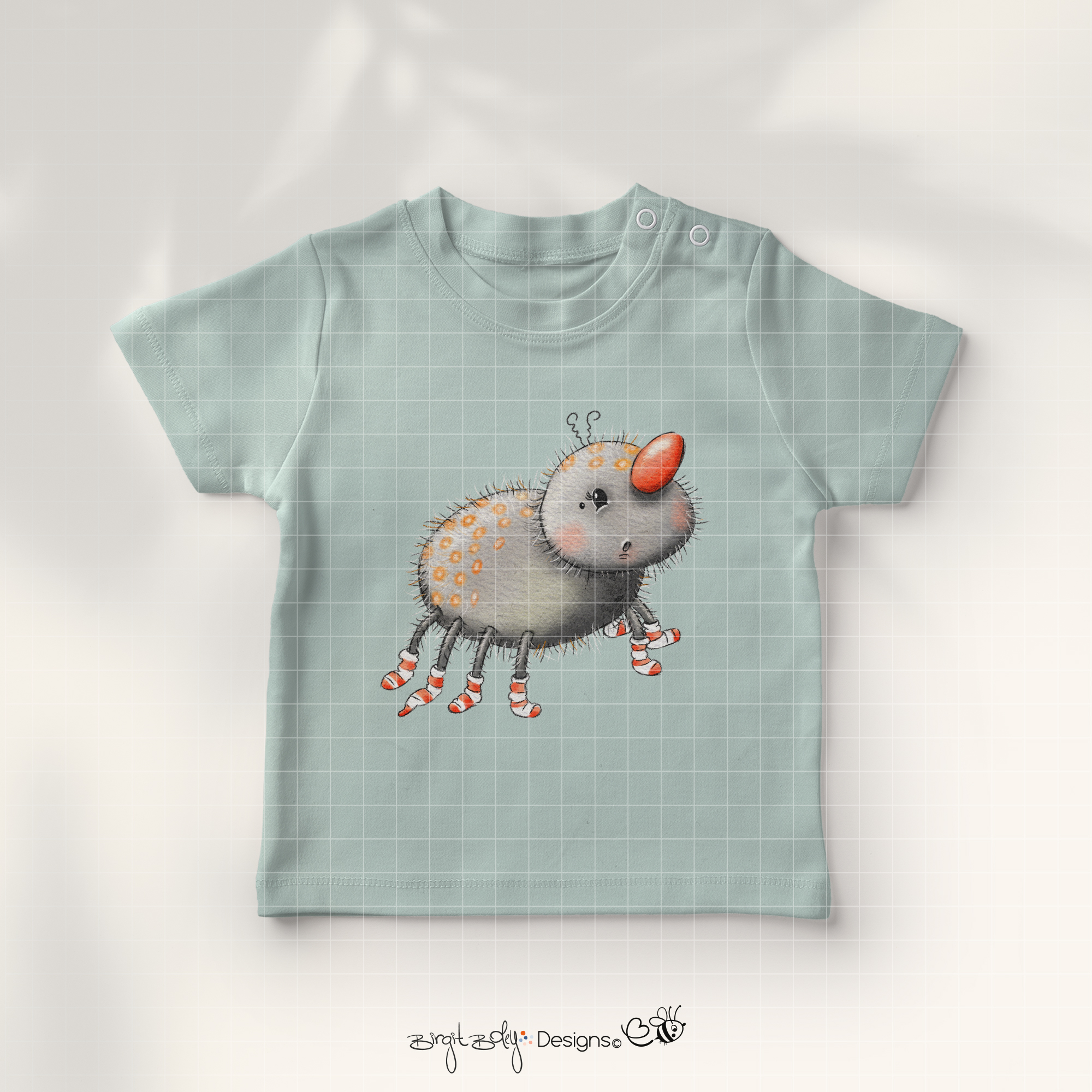 Bügelbildvorlage Spider Frida 1 [Digital] – Bild 2