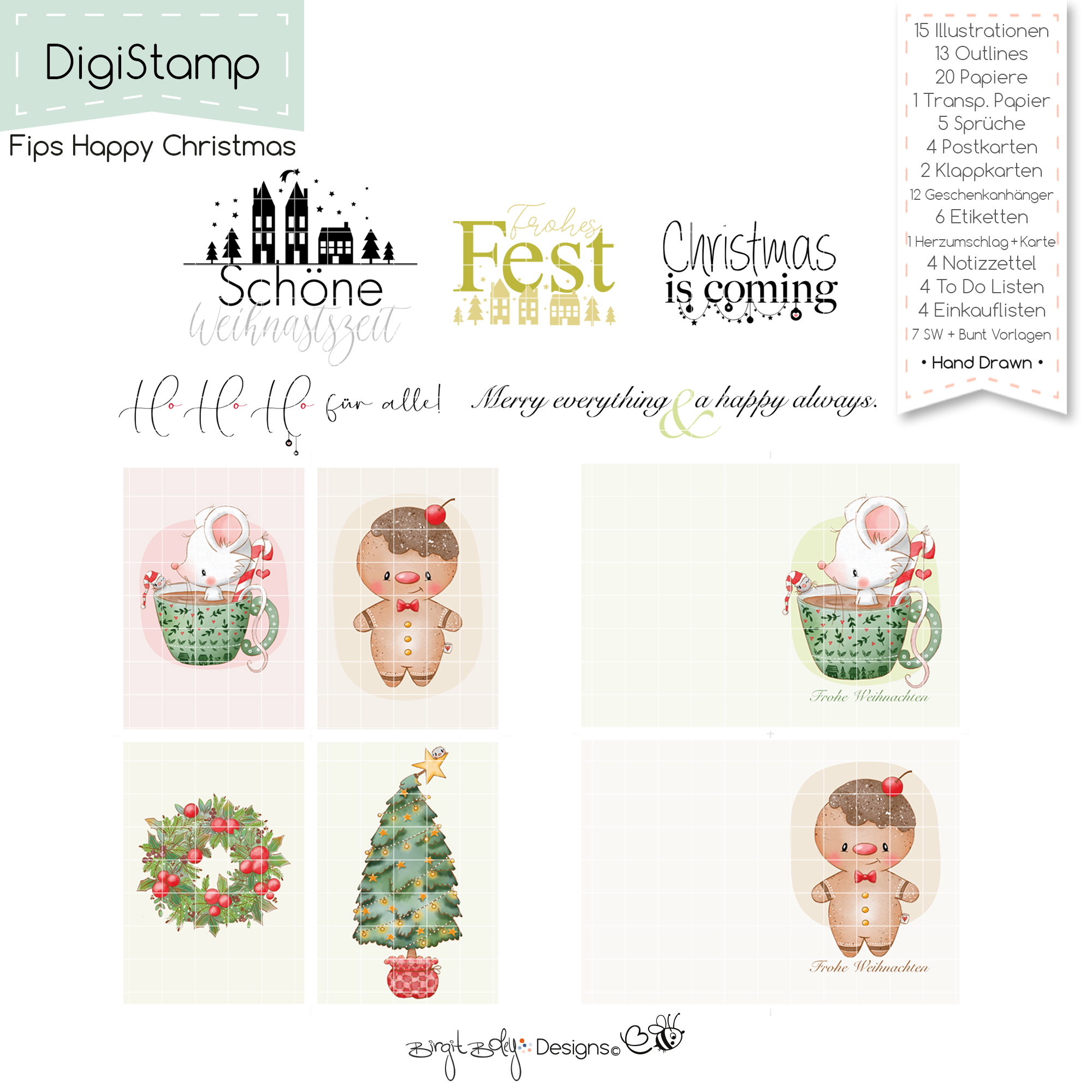 Digistamp Fips Happy Christmas [Digital] – Bild 4