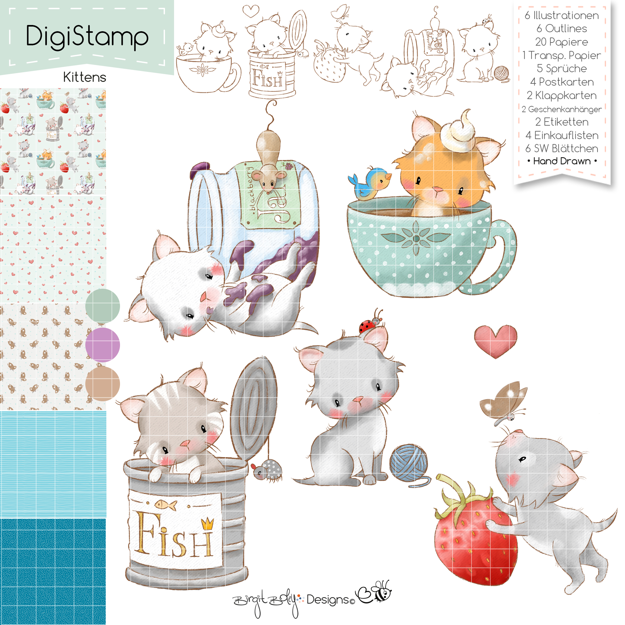 Digistamp Kittens [Digital]