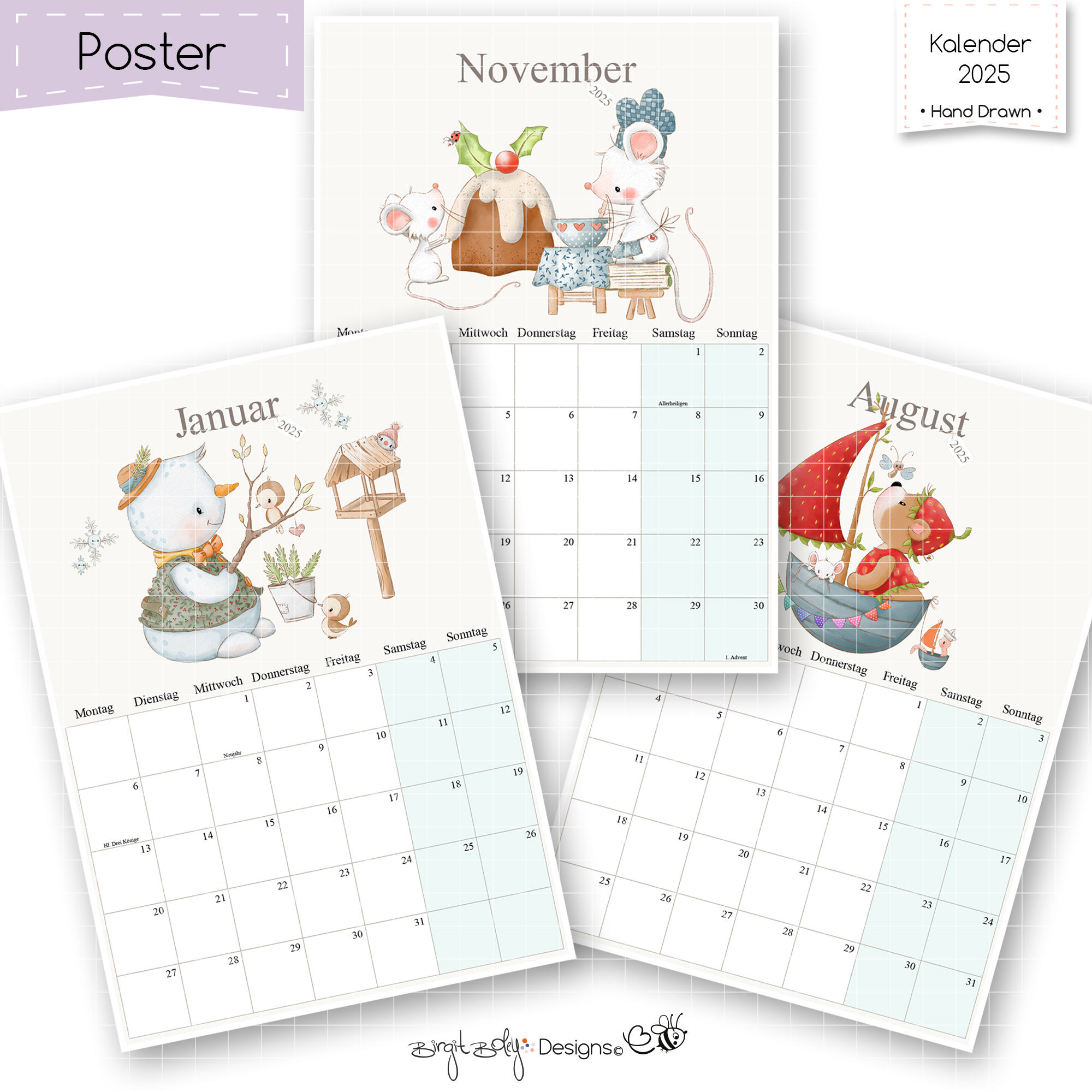 Kalender A3 2025 [Digital] – Bild 2