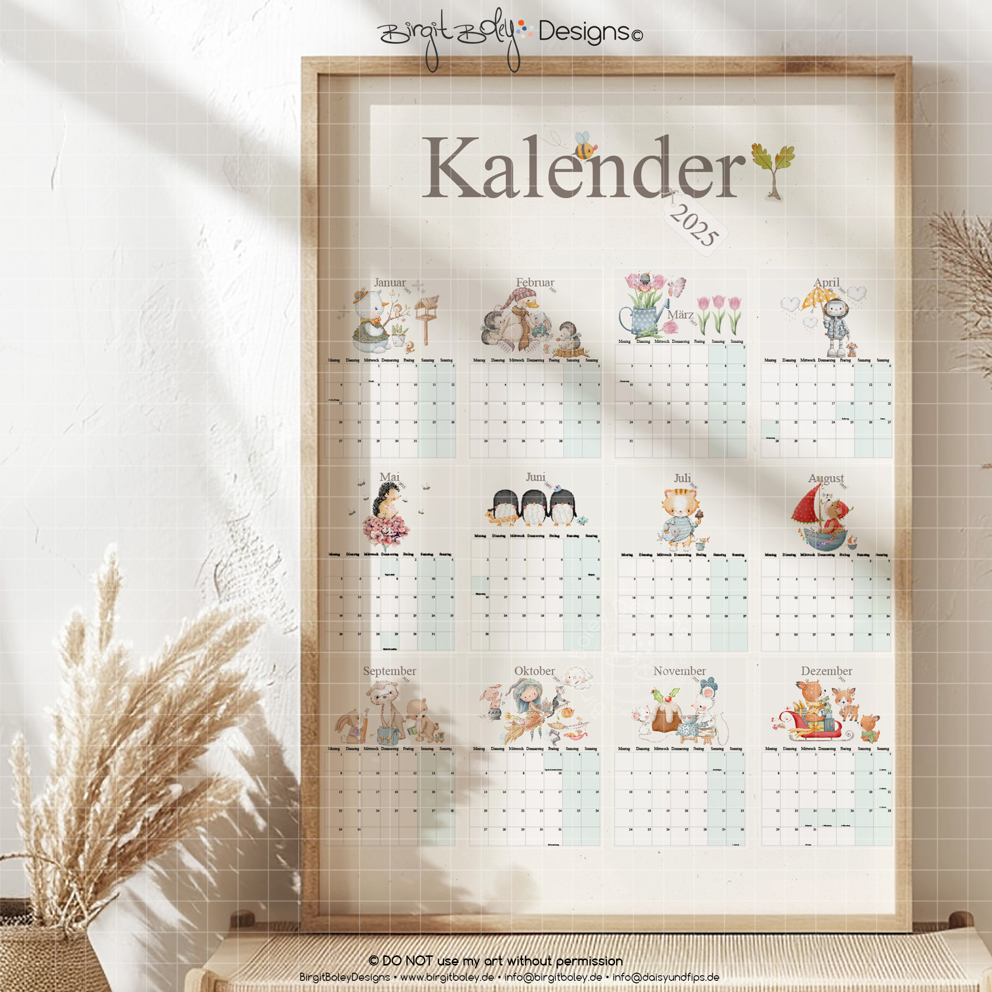 Kalender A3 2025 [Digital] – Bild 5