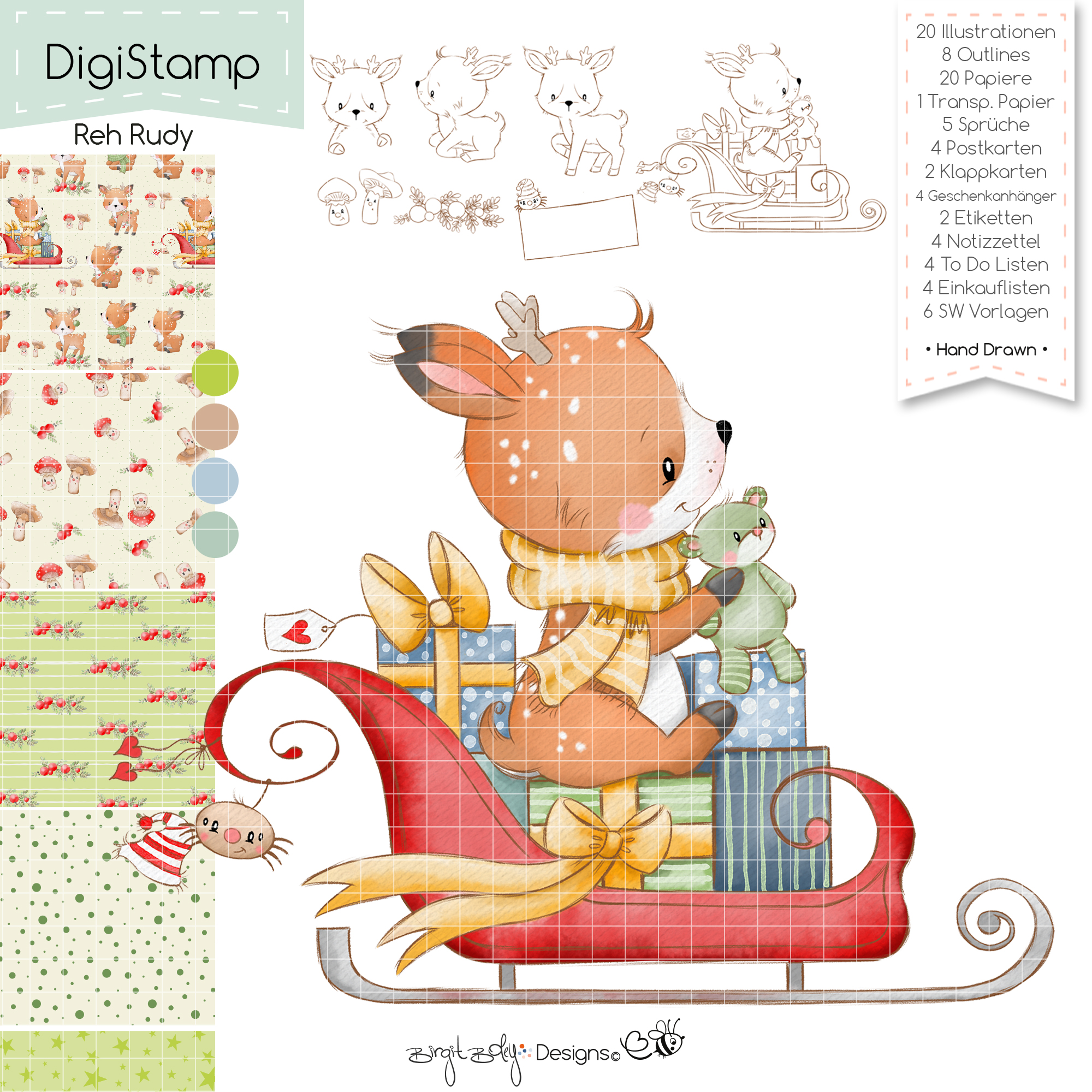 Digistamp Reh Rudy [Digital]