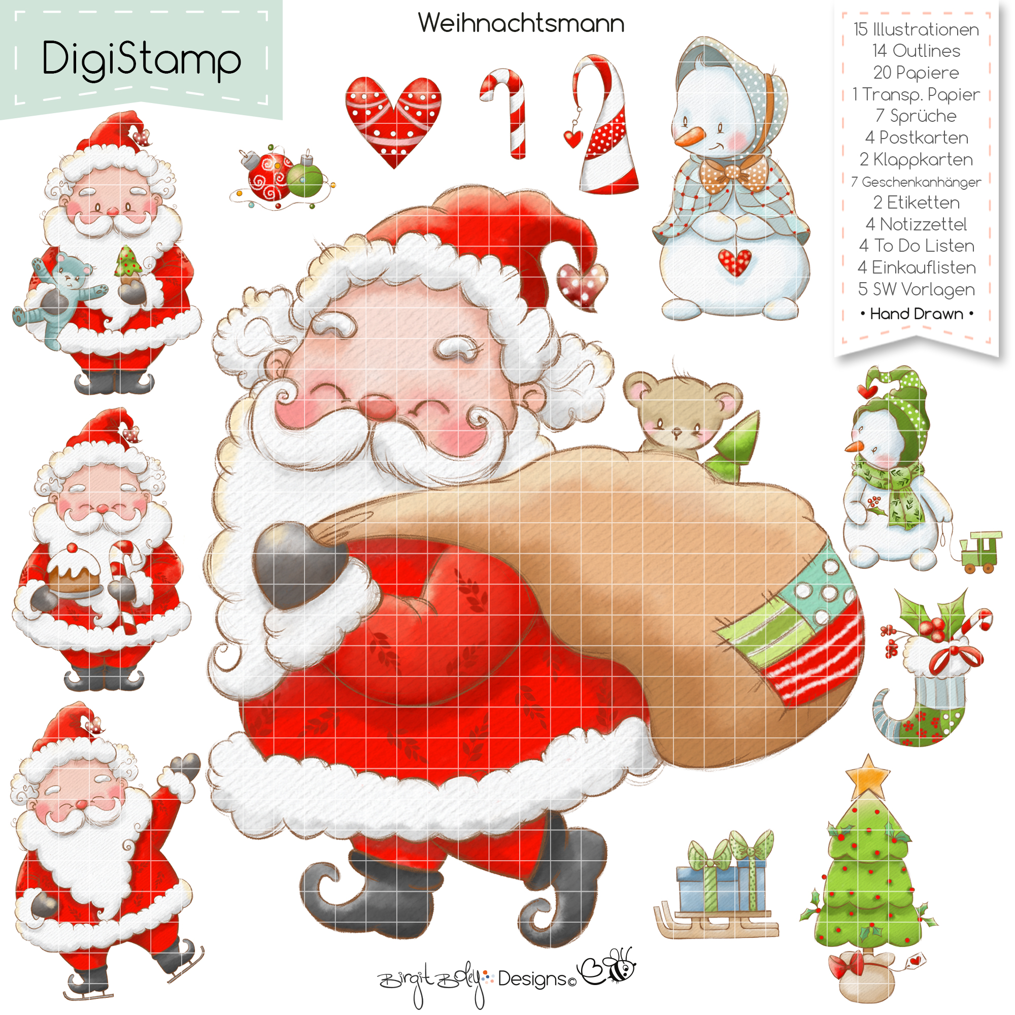 Digistamp Weihnachtsmann [Digital]