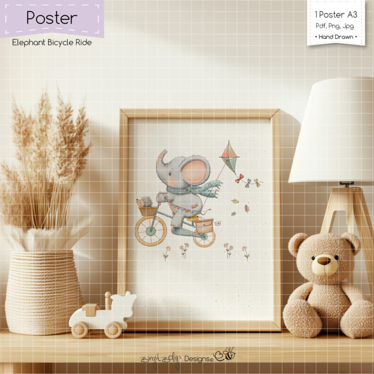 BBD_Poster_ElephantBicycleRide_Produktbild2