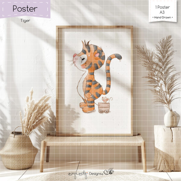 Poster ABC Tiger [Digital] – Bild 2