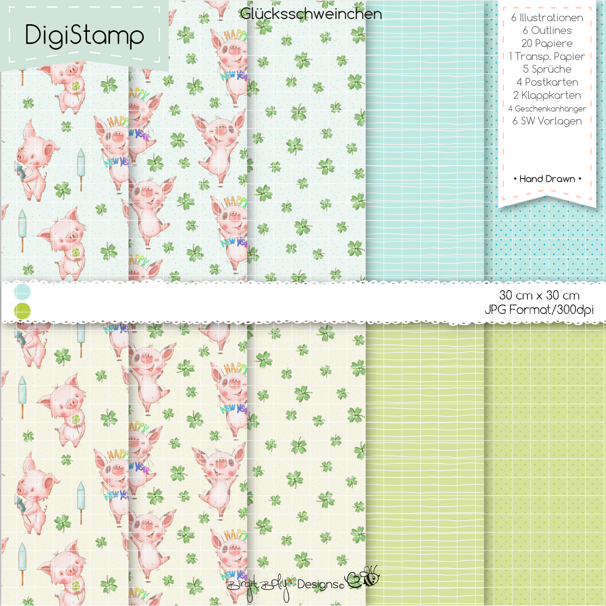 Digistamp Glücksschweinchen [Digital] – Bild 2