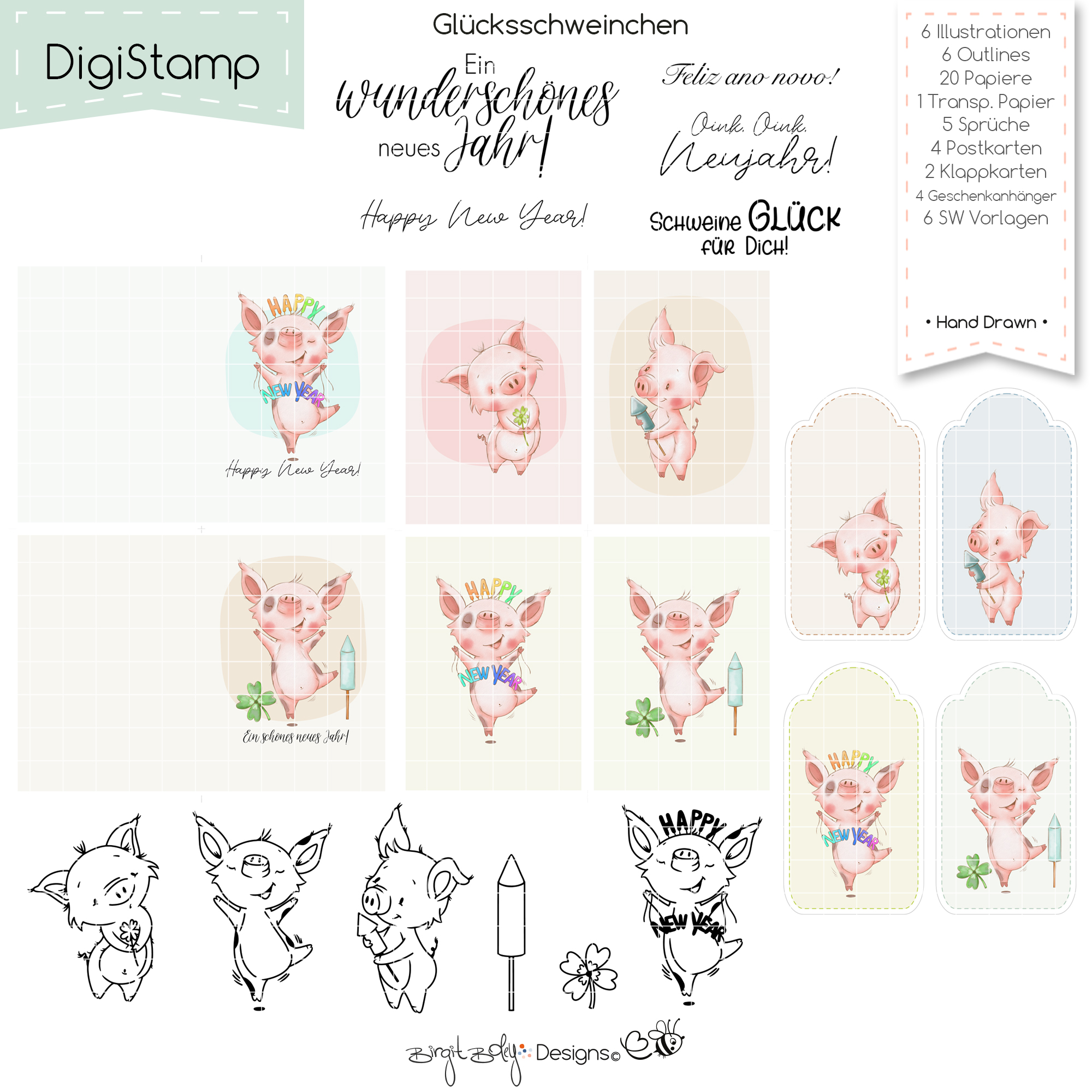 Digistamp Glücksschweinchen [Digital] – Bild 4