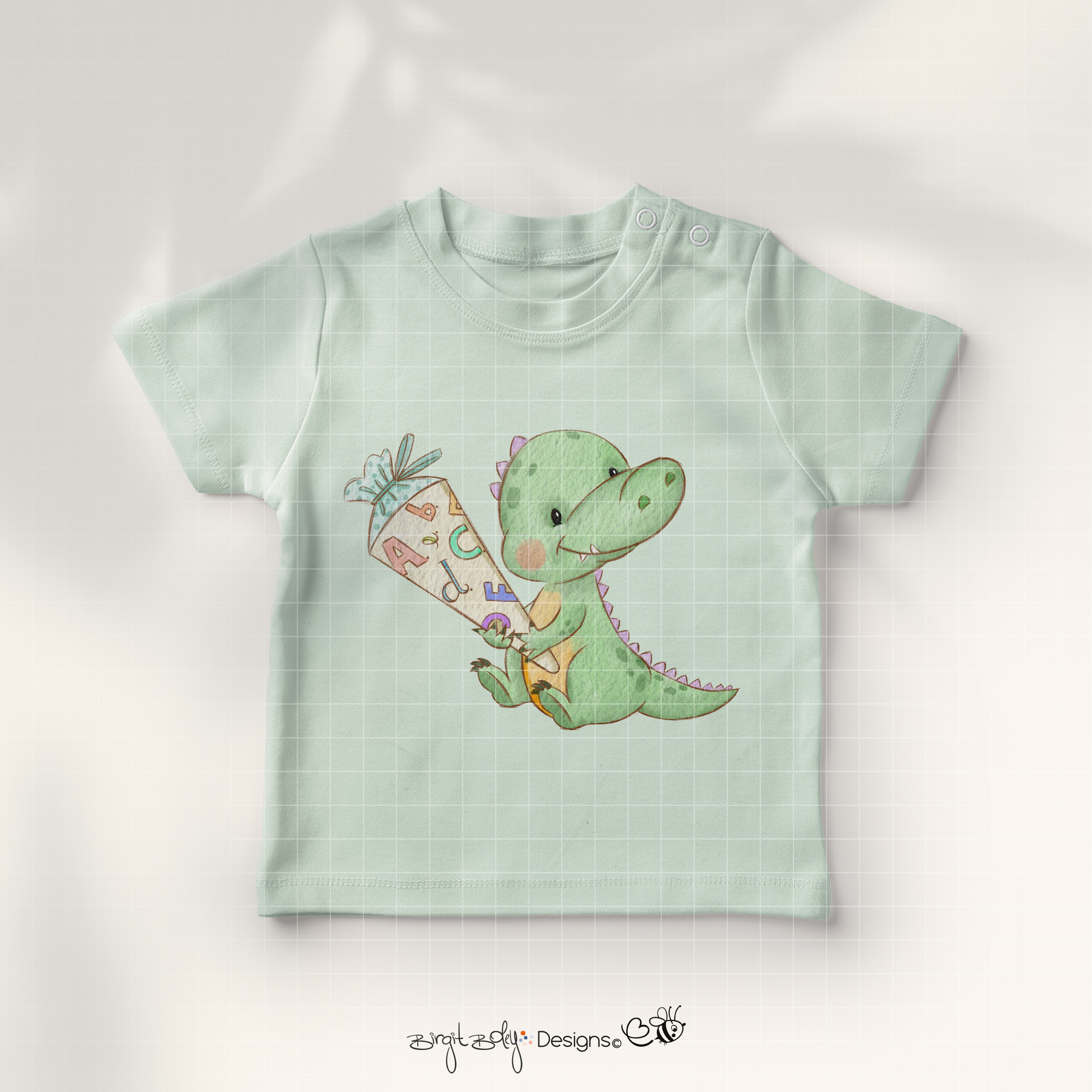 Bügelbildvorlage ABC Alligator [Digital] – Bild 2