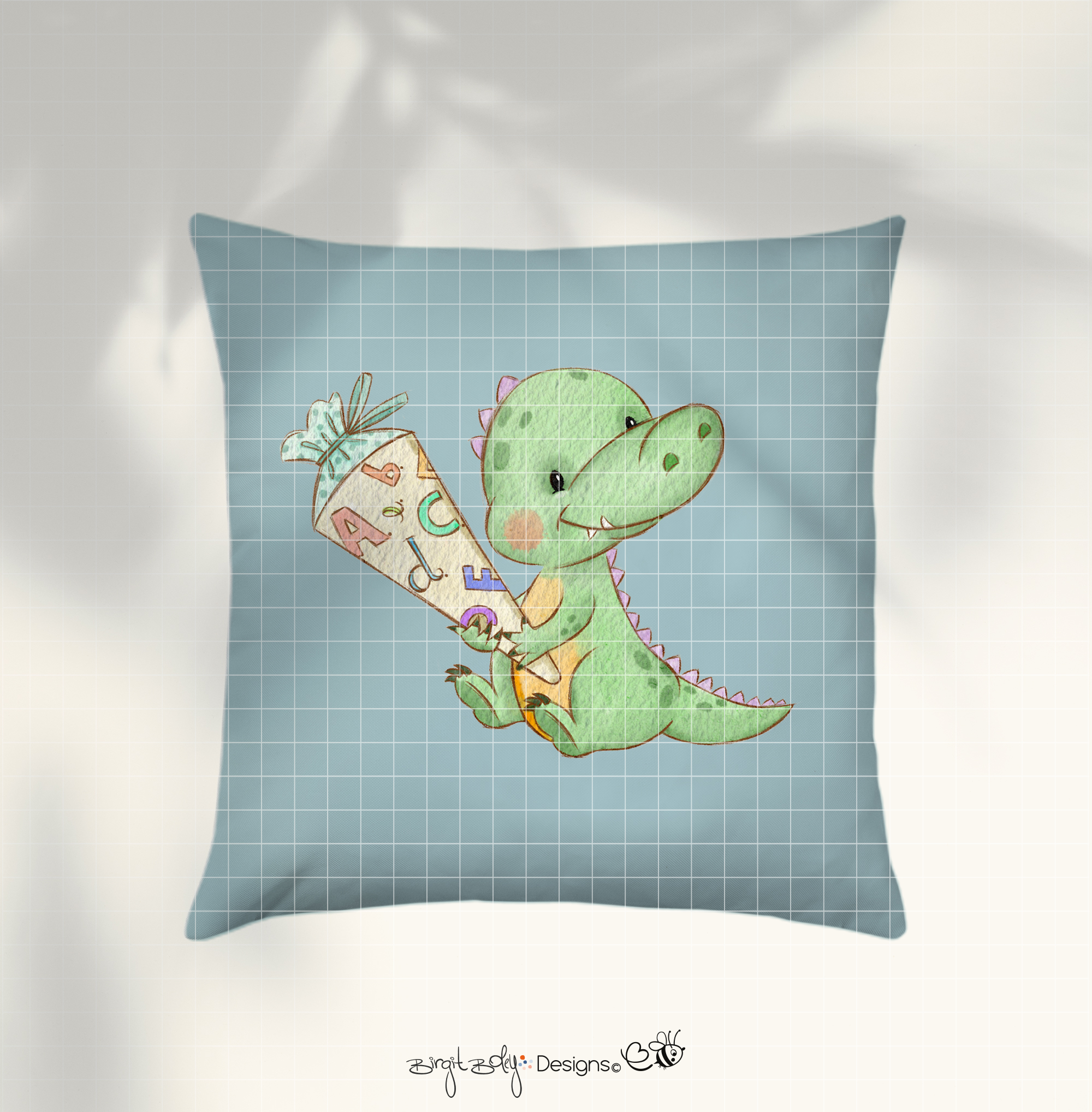 Bügelbildvorlage ABC Alligator [Digital] – Bild 3