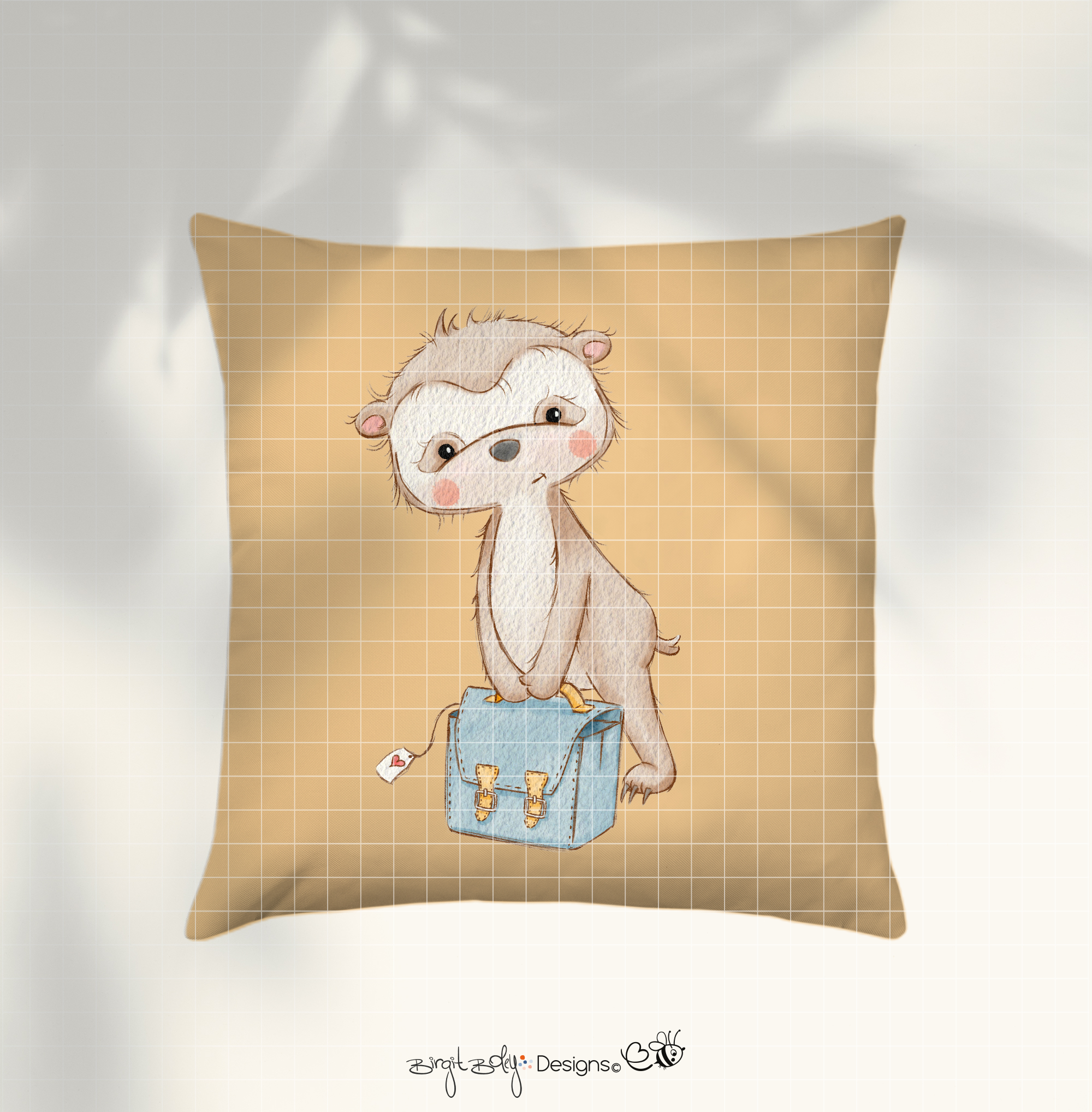 Bügelbildvorlage ABC Faultier [Digital] – Bild 3