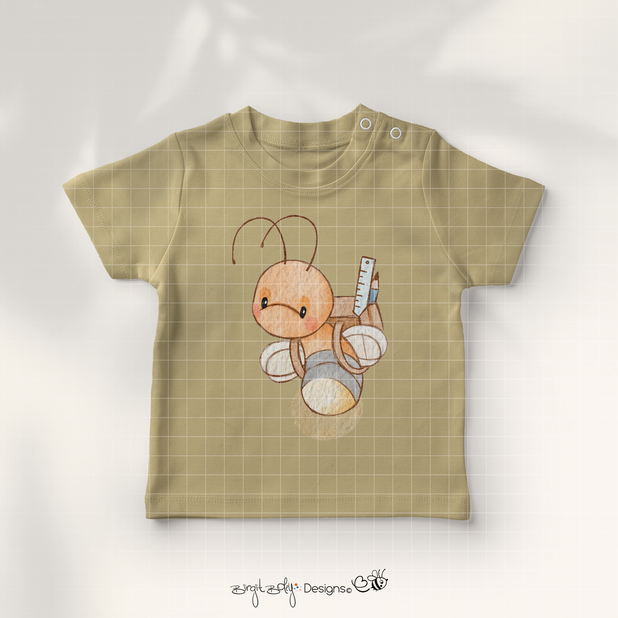 Bügelbildvorlage ABC Glühwürmchen [Digital] – Bild 2