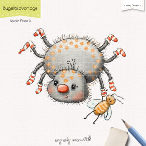 Bügelbildvorlage Spider Frida 3 [Digital]