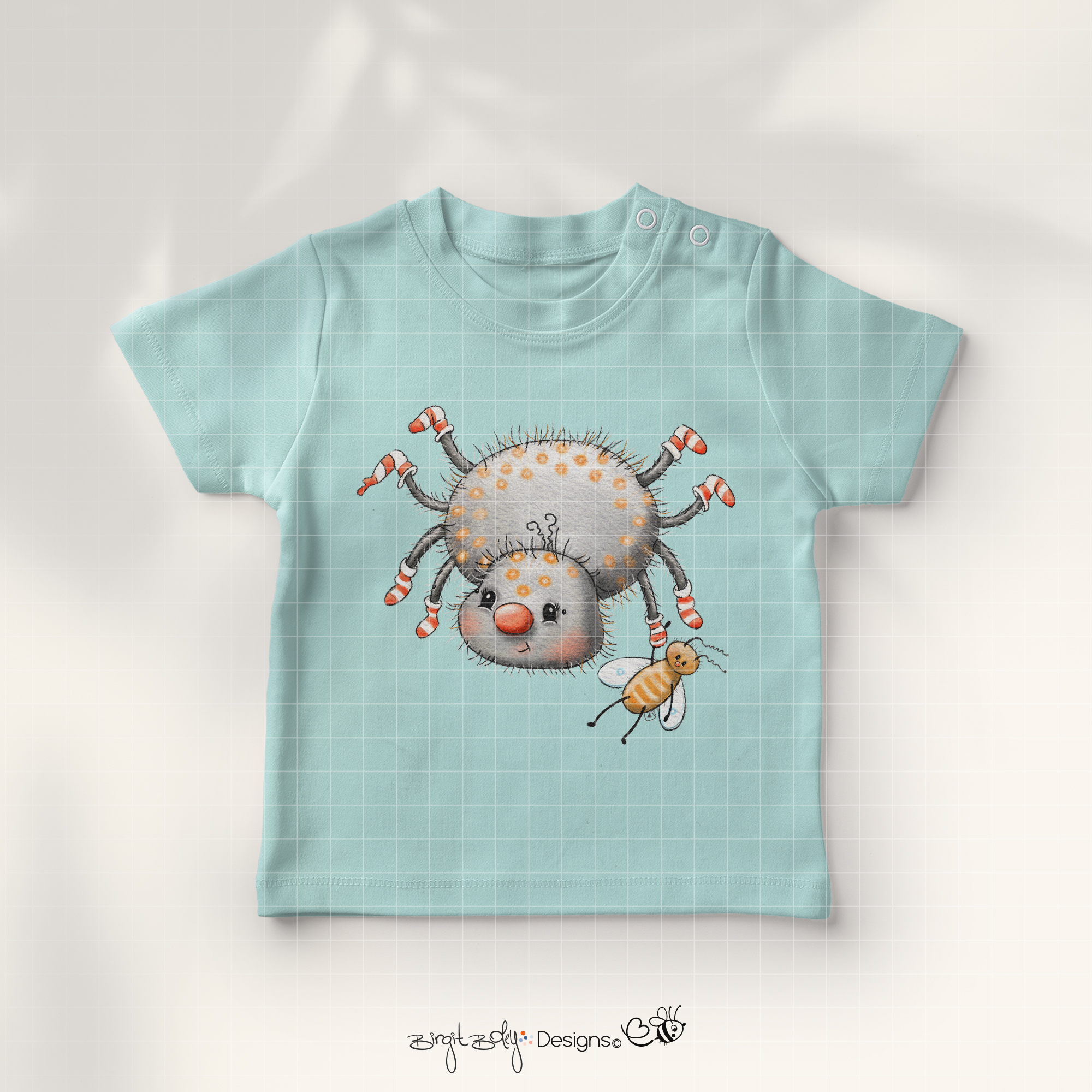 Bügelbildvorlage Spider Frida 3 [Digital] – Bild 2