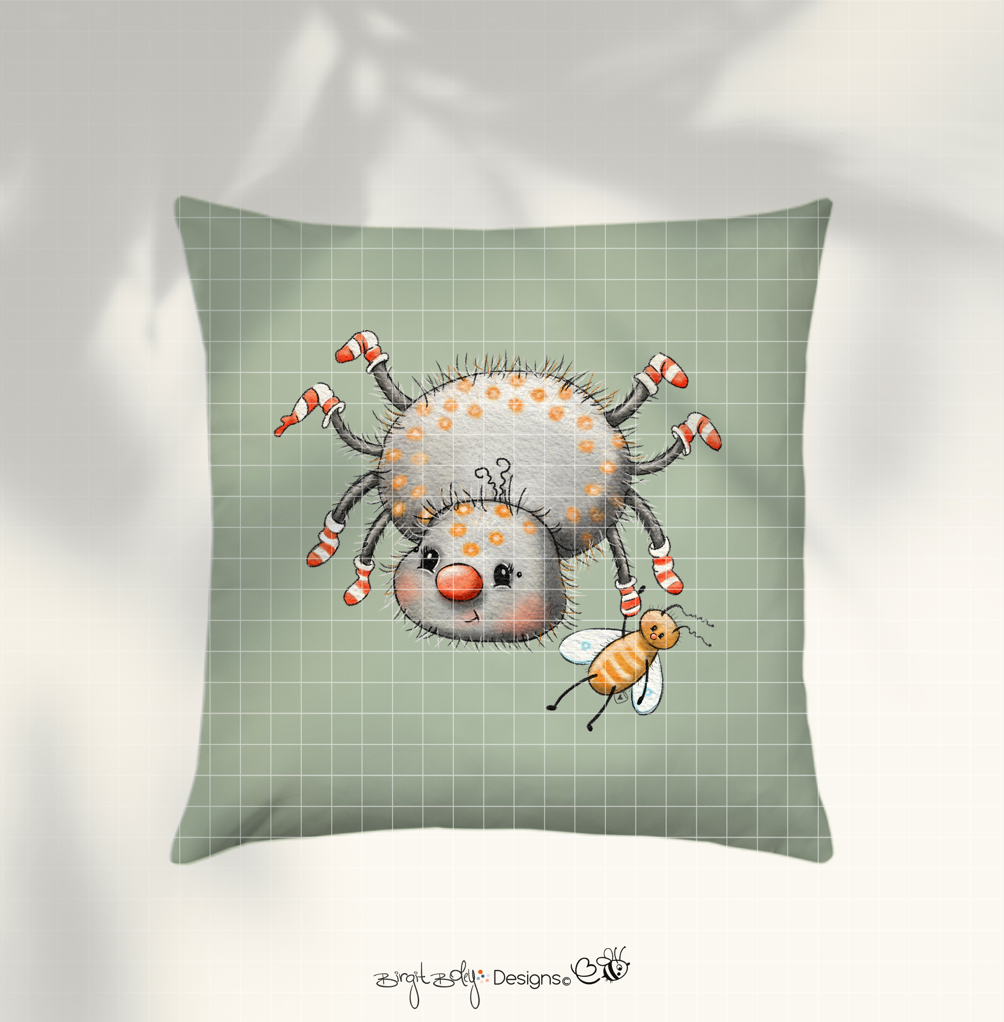 Bügelbildvorlage Spider Frida 3 [Digital] – Bild 3