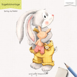 Bügelbildvorlage Spring Rabbit [Digital]