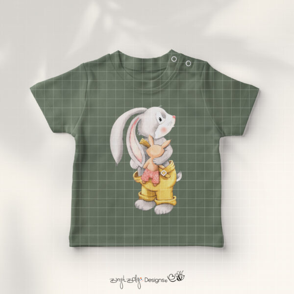 Bügelbildvorlage Spring Rabbit [Digital] – Bild 2
