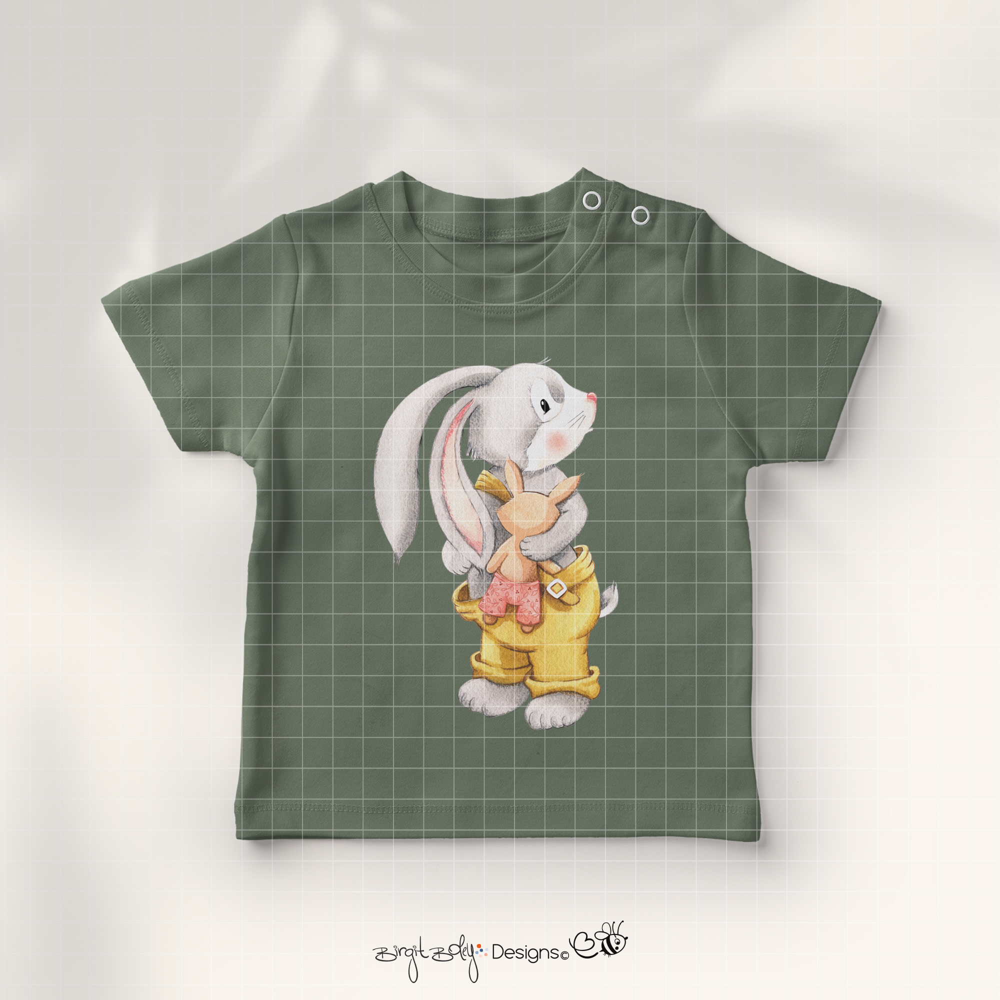 Bügelbildvorlage Spring Rabbit [Digital] – Bild 2