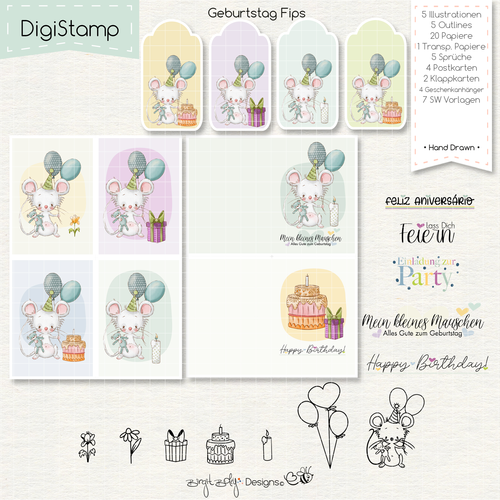 Digistamp Geburtstag Fips [Digital] – Bild 4