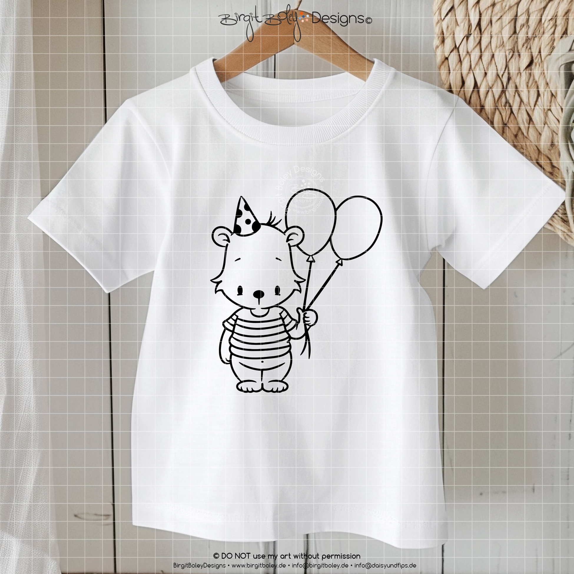 PlottLaser Geburtstagsteller Bärchen [Digital] – Bild 3