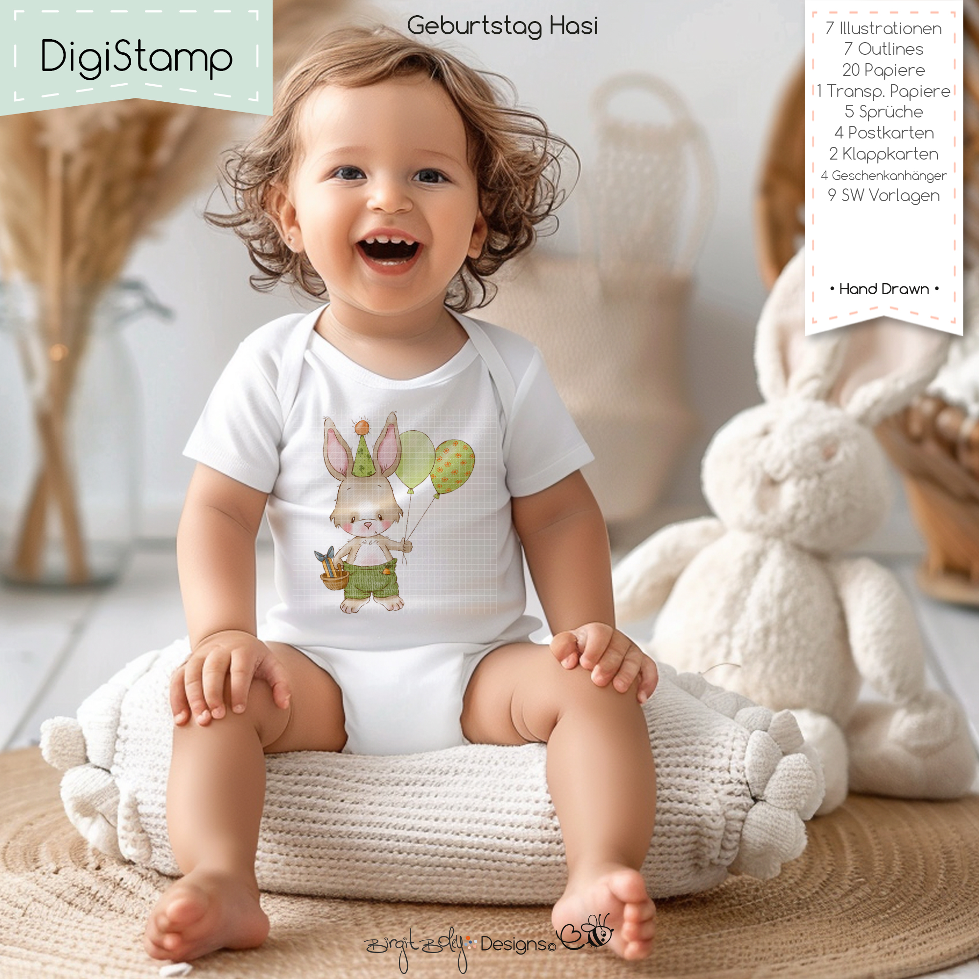 Digistamp Geburtstag Hasi [Digital] – Bild 5