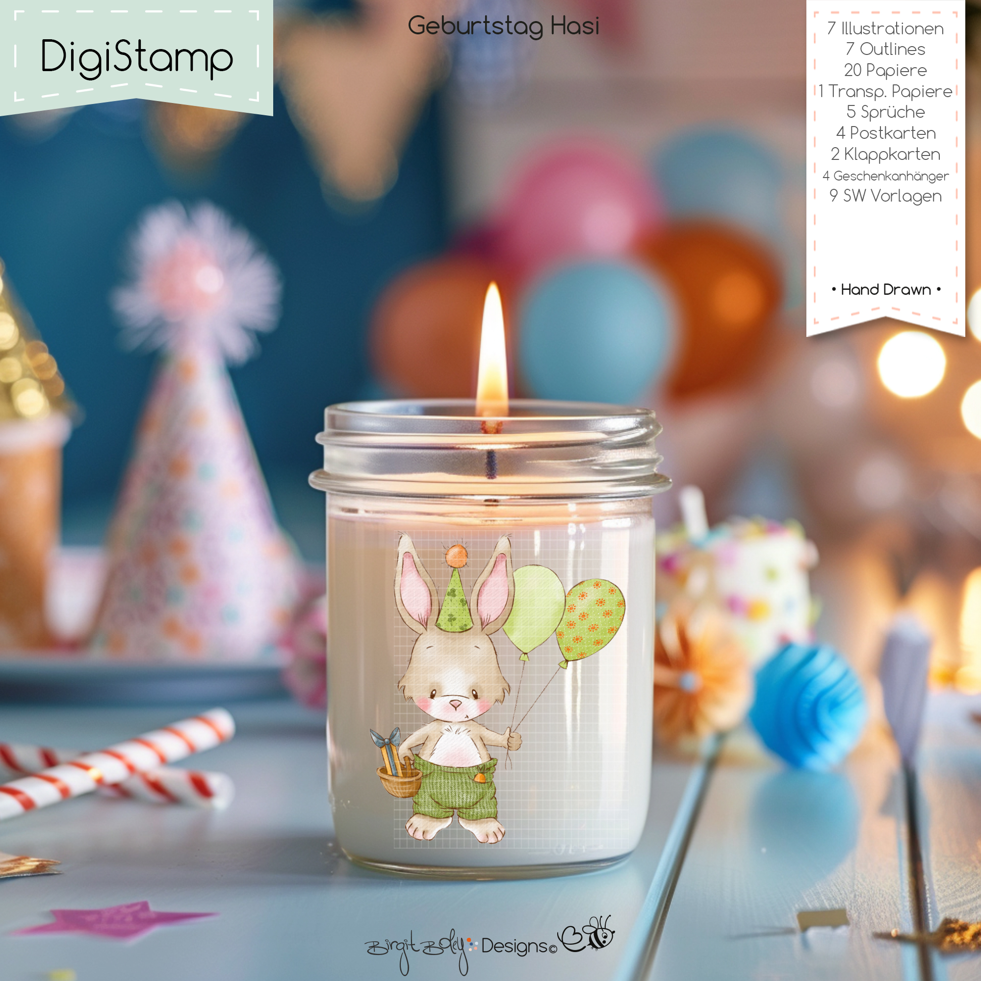 Digistamp Geburtstag Hasi [Digital] – Bild 6