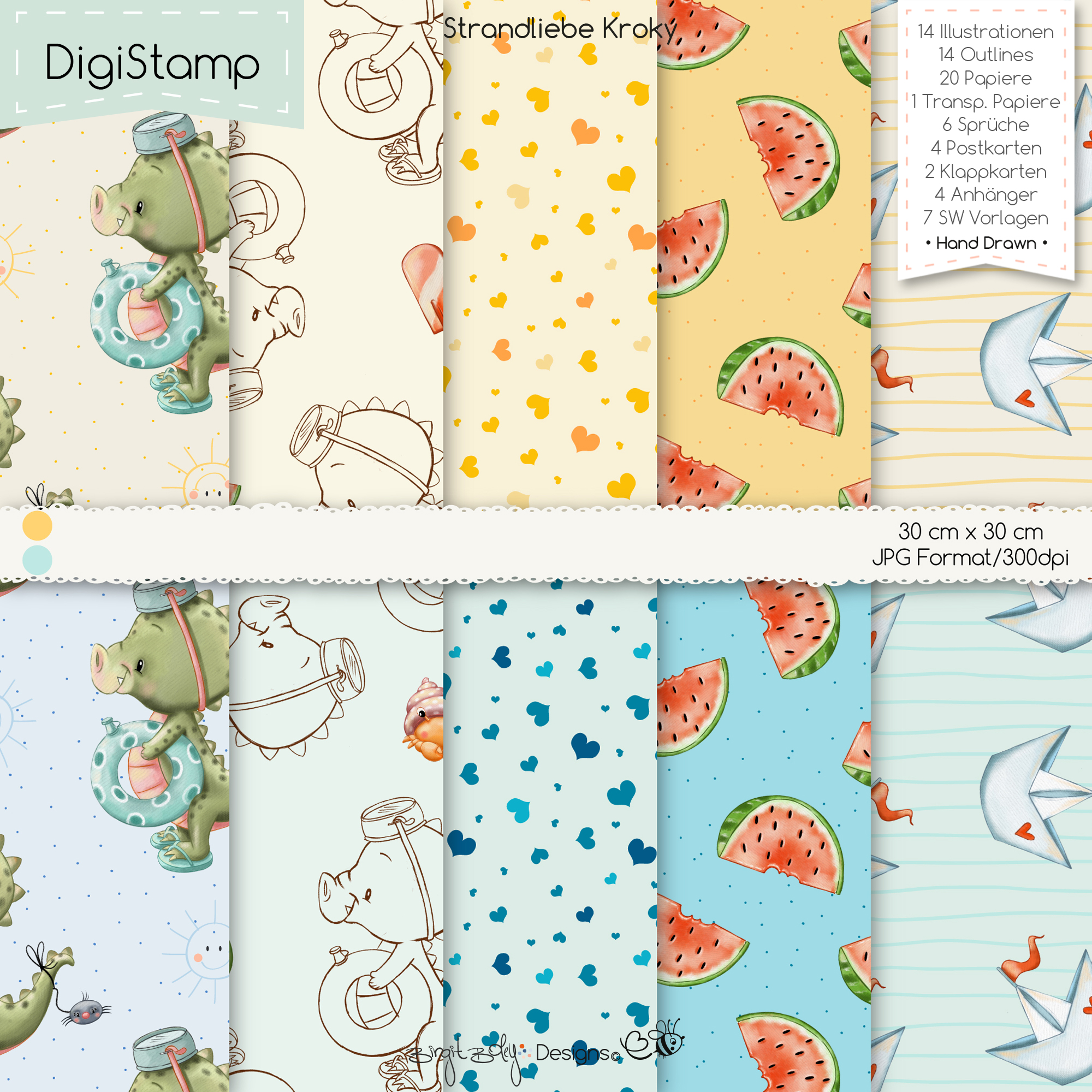 Digistamp Strandliebe Kroky [Digital] – Bild 3