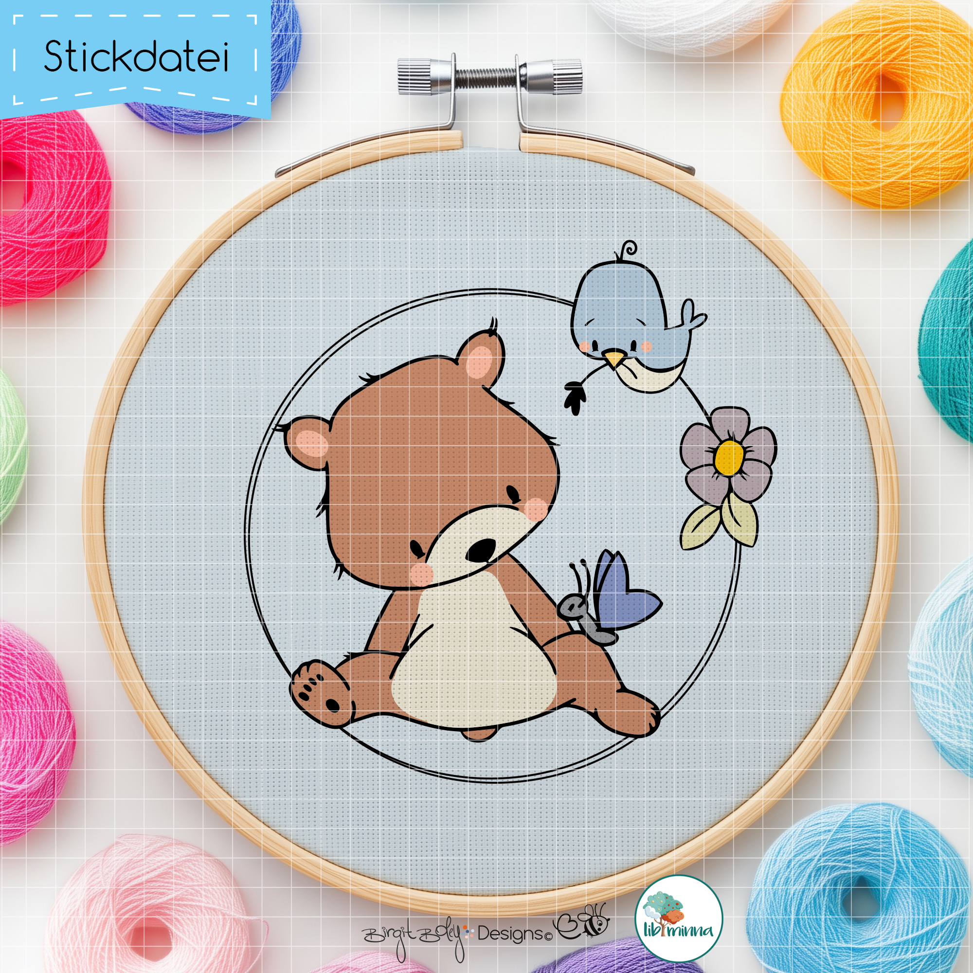 Stickdatei Bärchen klein 1 [Digital]