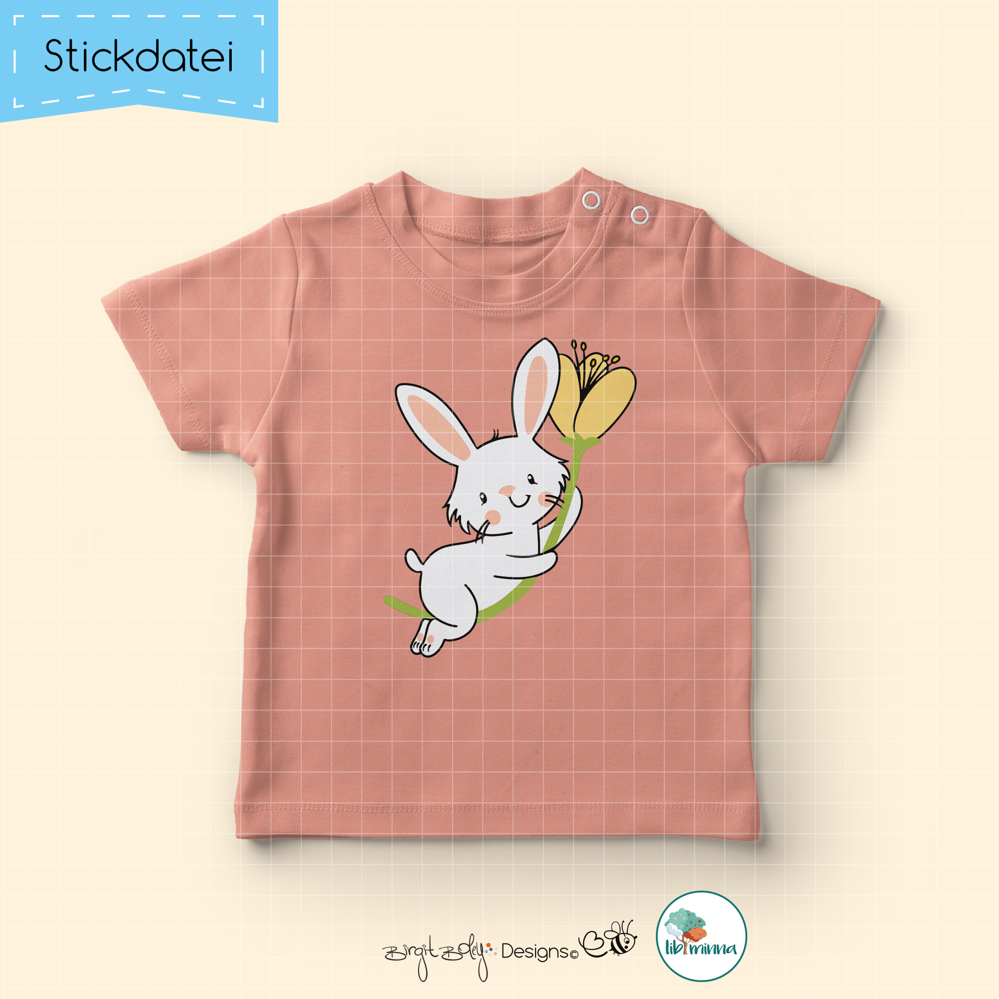 Stickdatei Hasi 1 [Digital] – Bild 2