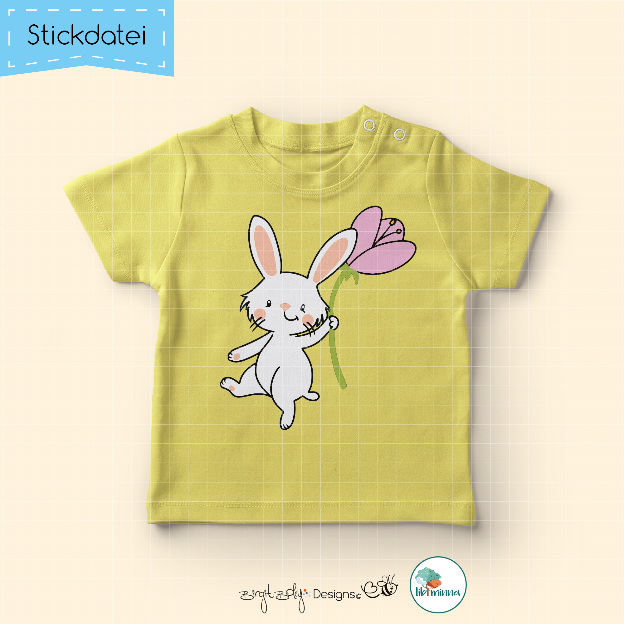 Stickdatei Hasi 4 [Digital] – Bild 2