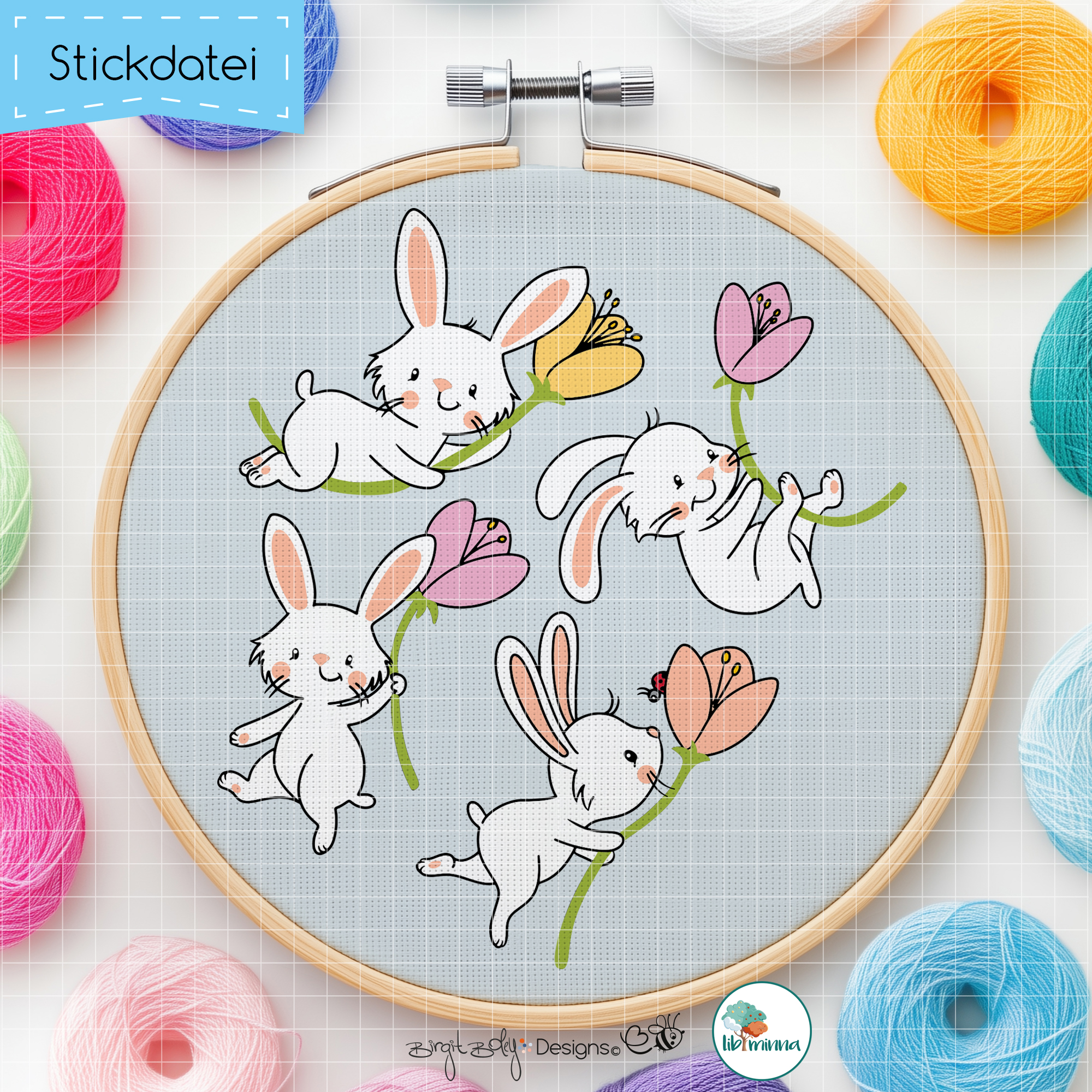 Stickdatei Hasis Set [Digital]