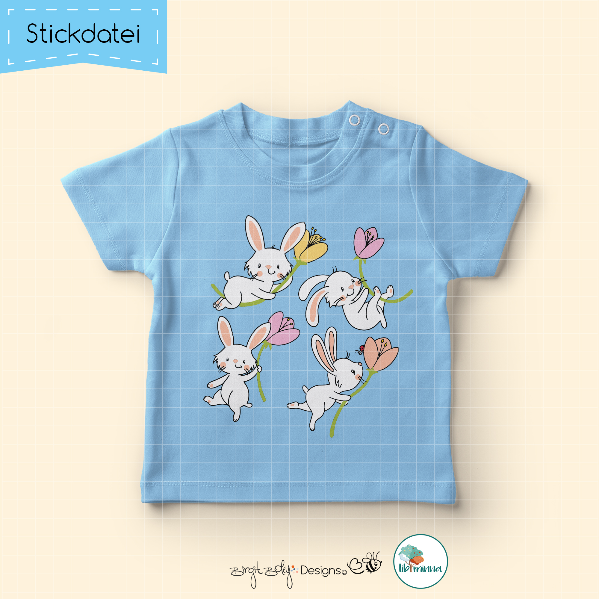 Stickdatei Hasis Set [Digital] – Bild 2