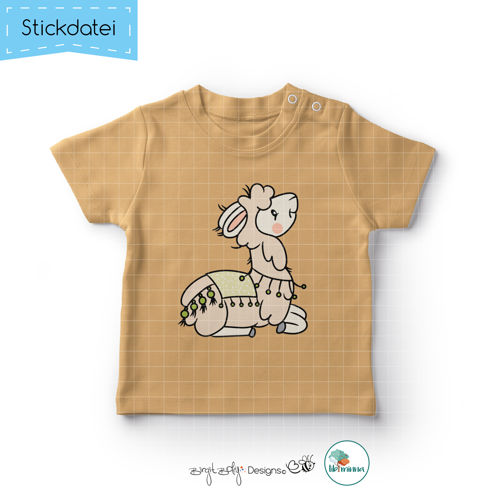 Stickdatei Winter Lama 01 [Digital] – Bild 2