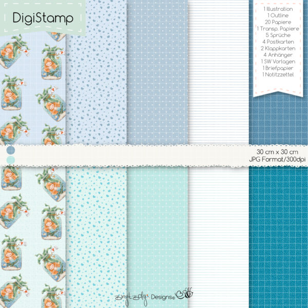 Digistamp Mermaid [Digital] – Bild 2