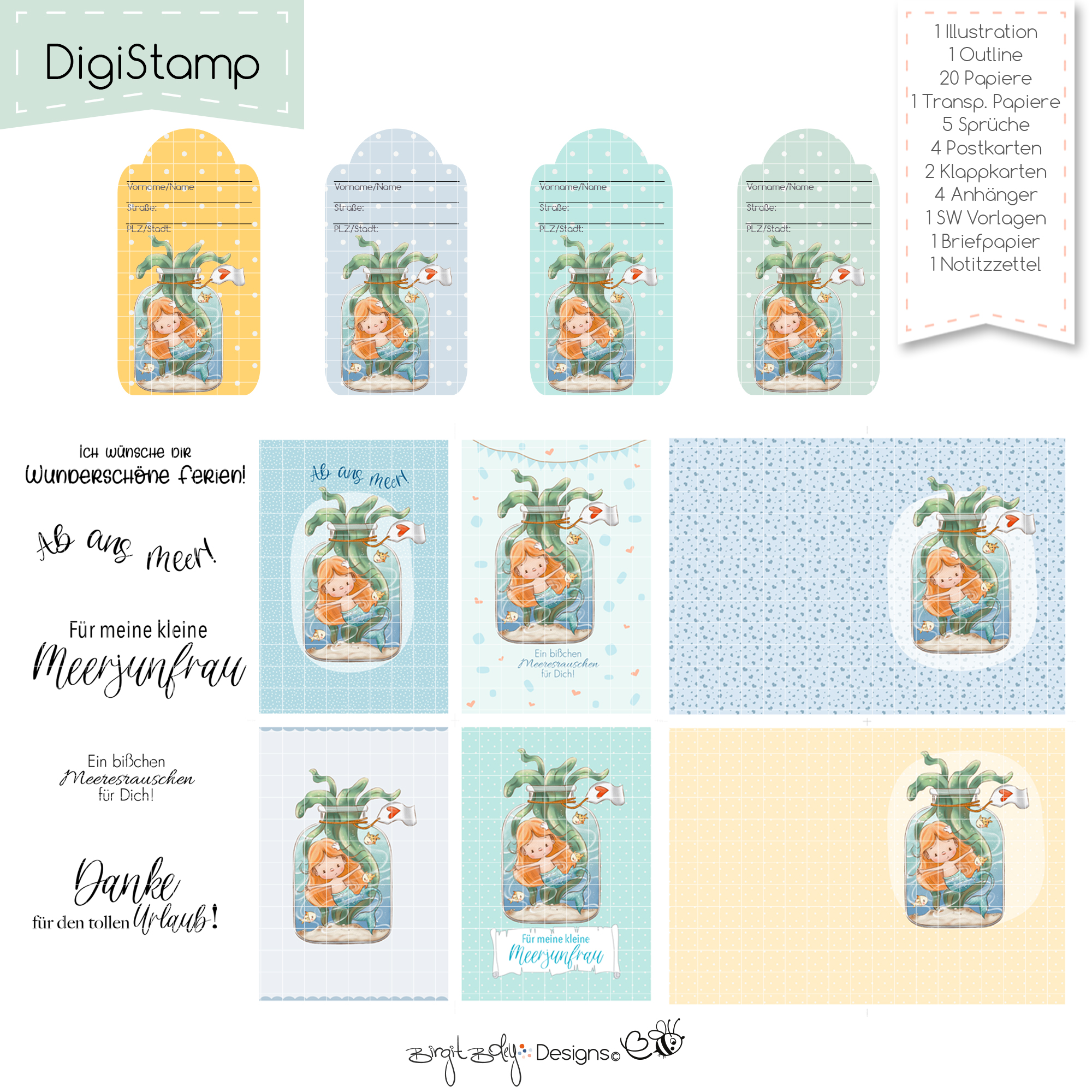 Digistamp Mermaid [Digital] – Bild 4
