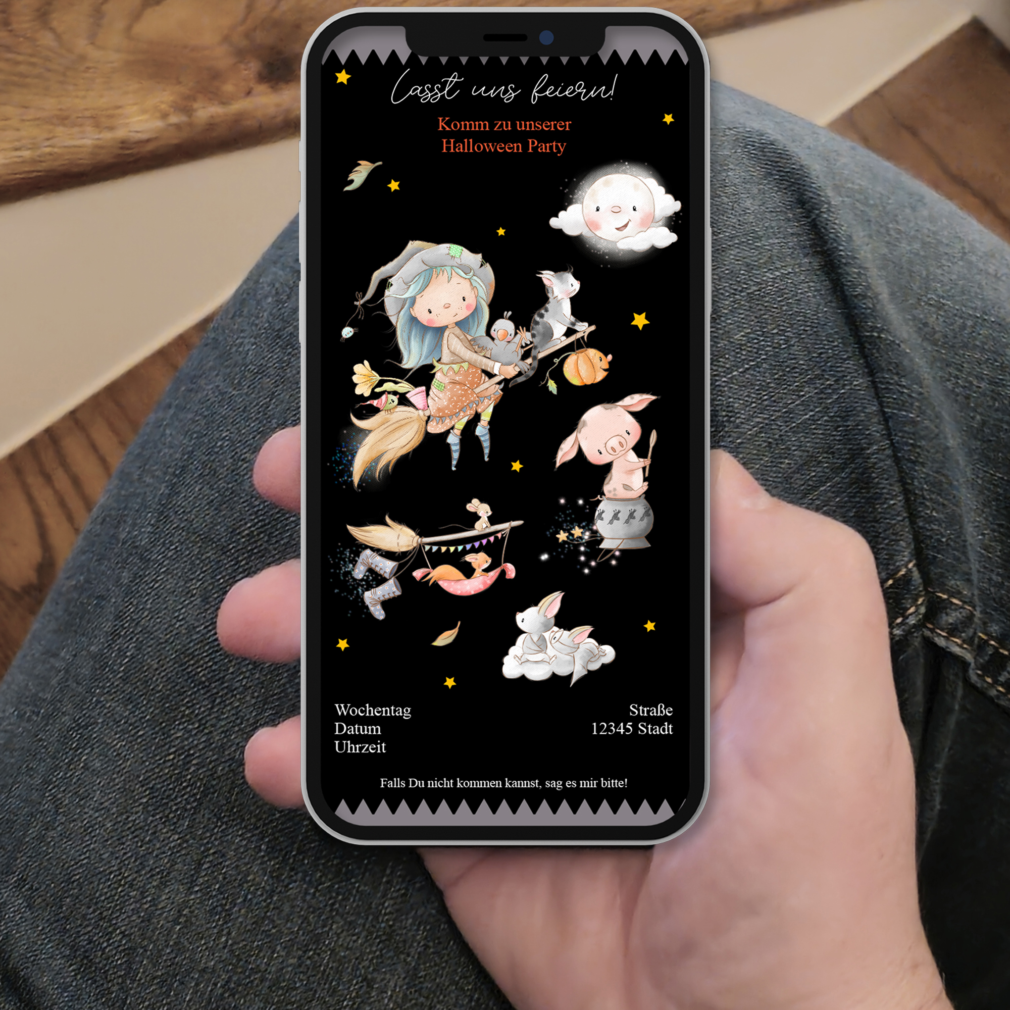 Ecard Einladung Halloween Hexe Leni [Digital] – Bild 7