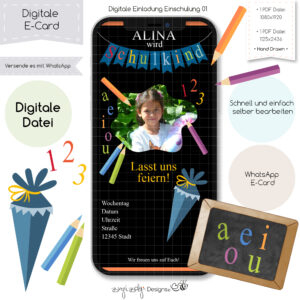 Ecard Einschulung Einschulung 01 [Digital]