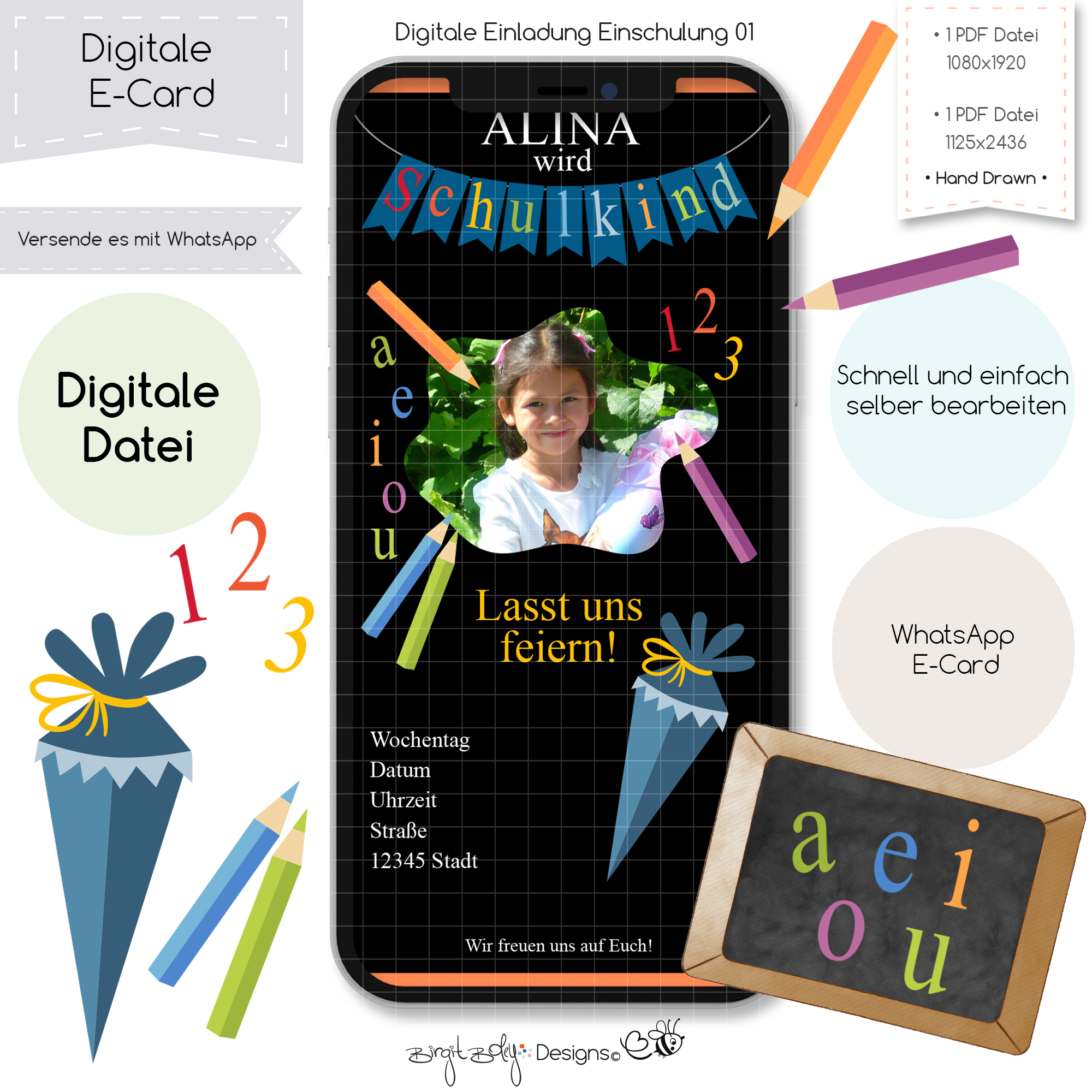 Ecard Einschulung 01 [Digital]