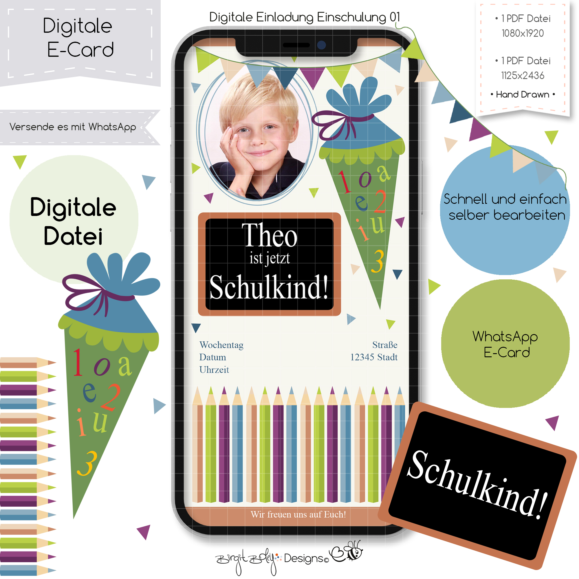 Ecard Einschulung 02 [Digital]